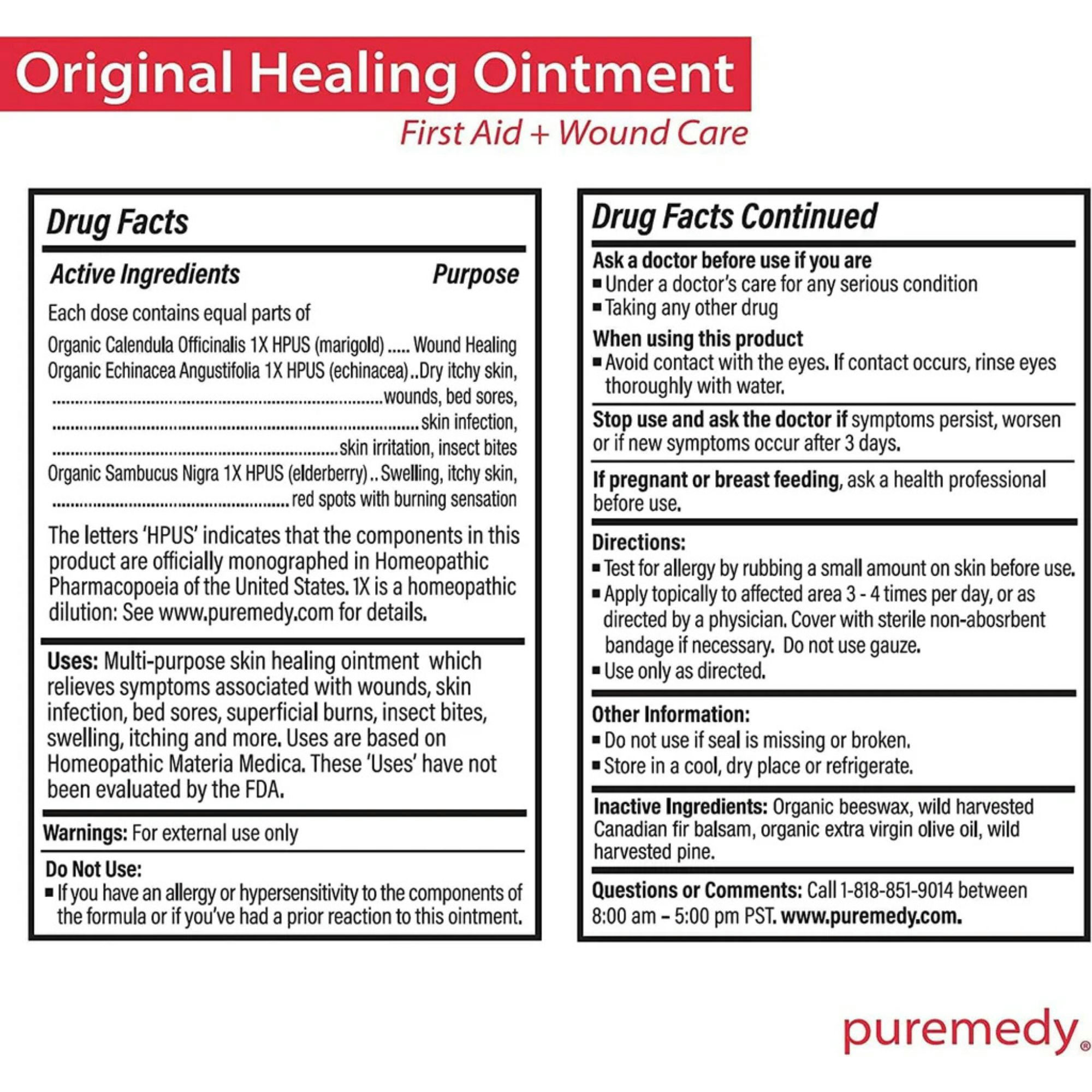Puremedy Original Healing Ointment