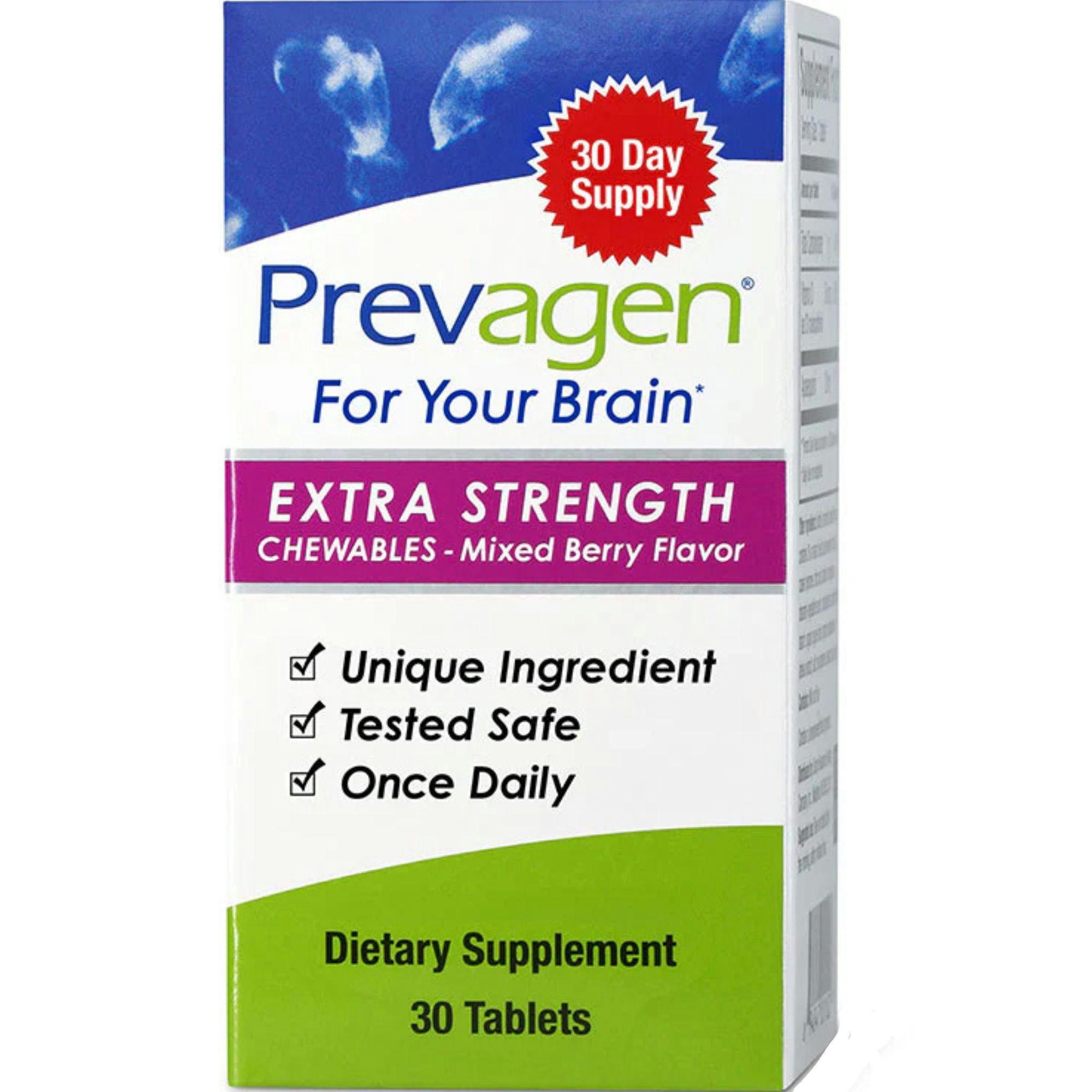 Prevagen Brain Health Chewables Supplement, Extra Strength