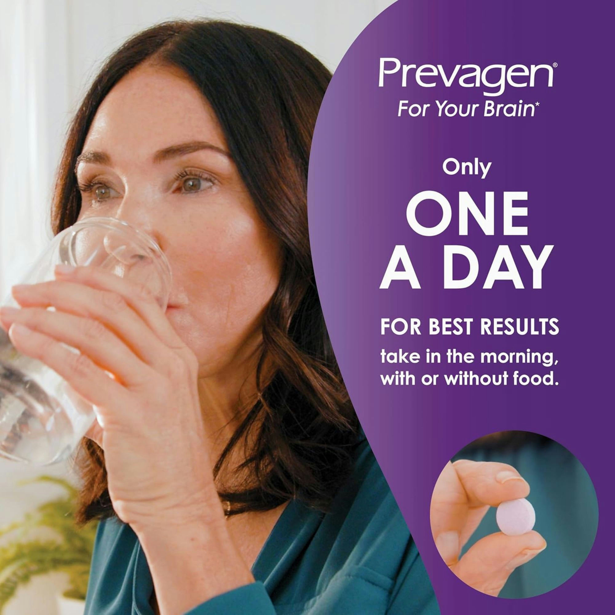 Prevagen Brain Health Chewables Supplement, Regular Strength