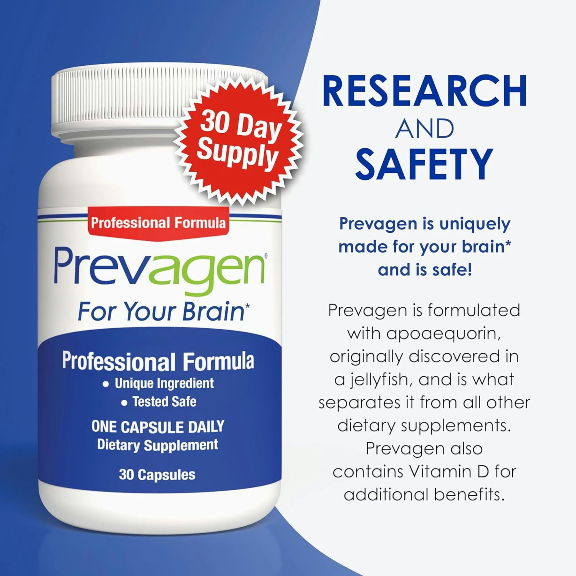 Prevagen Professional Formula Brain Health Supplement
