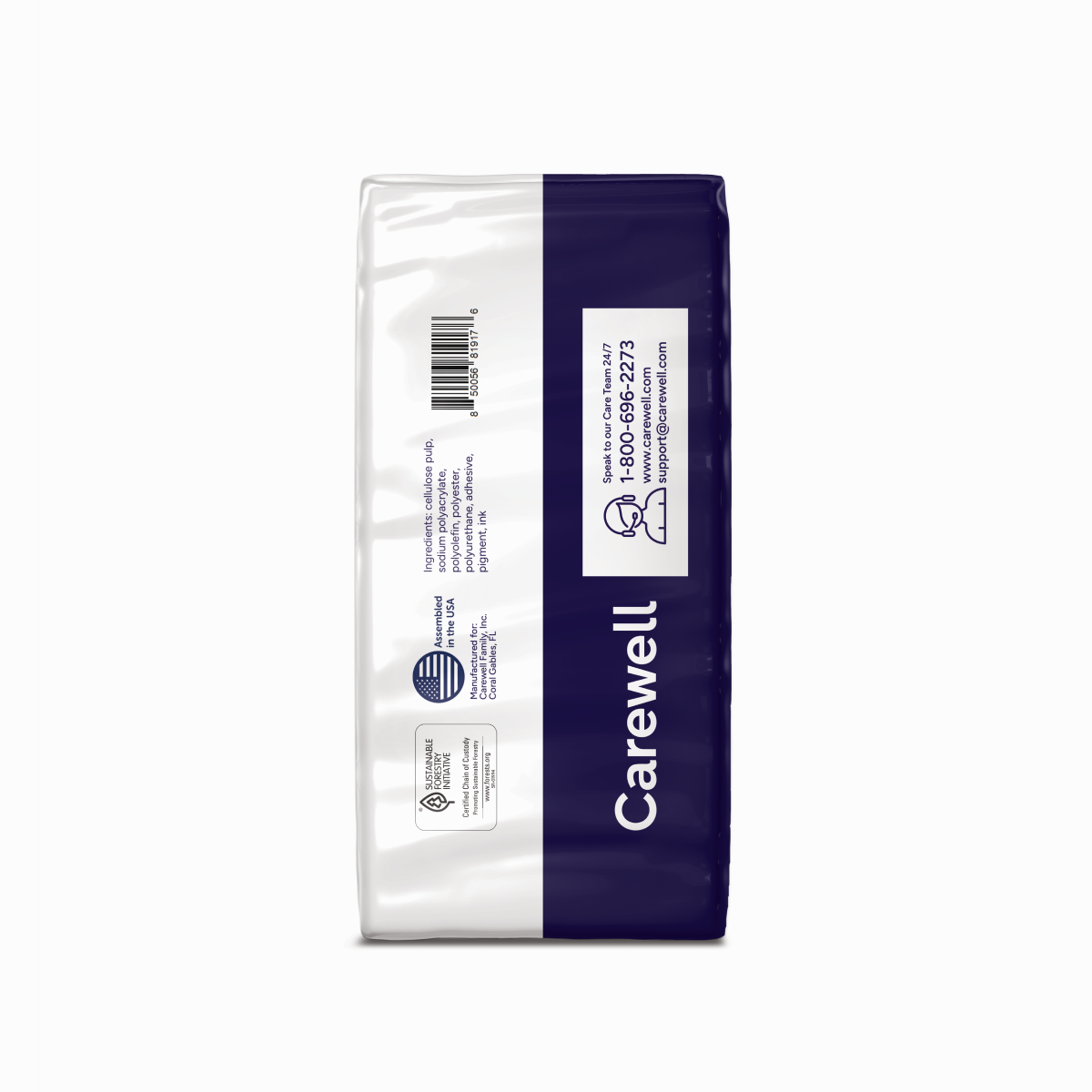 Carewell Overnight Incontinence Underwear, Leak Resistant