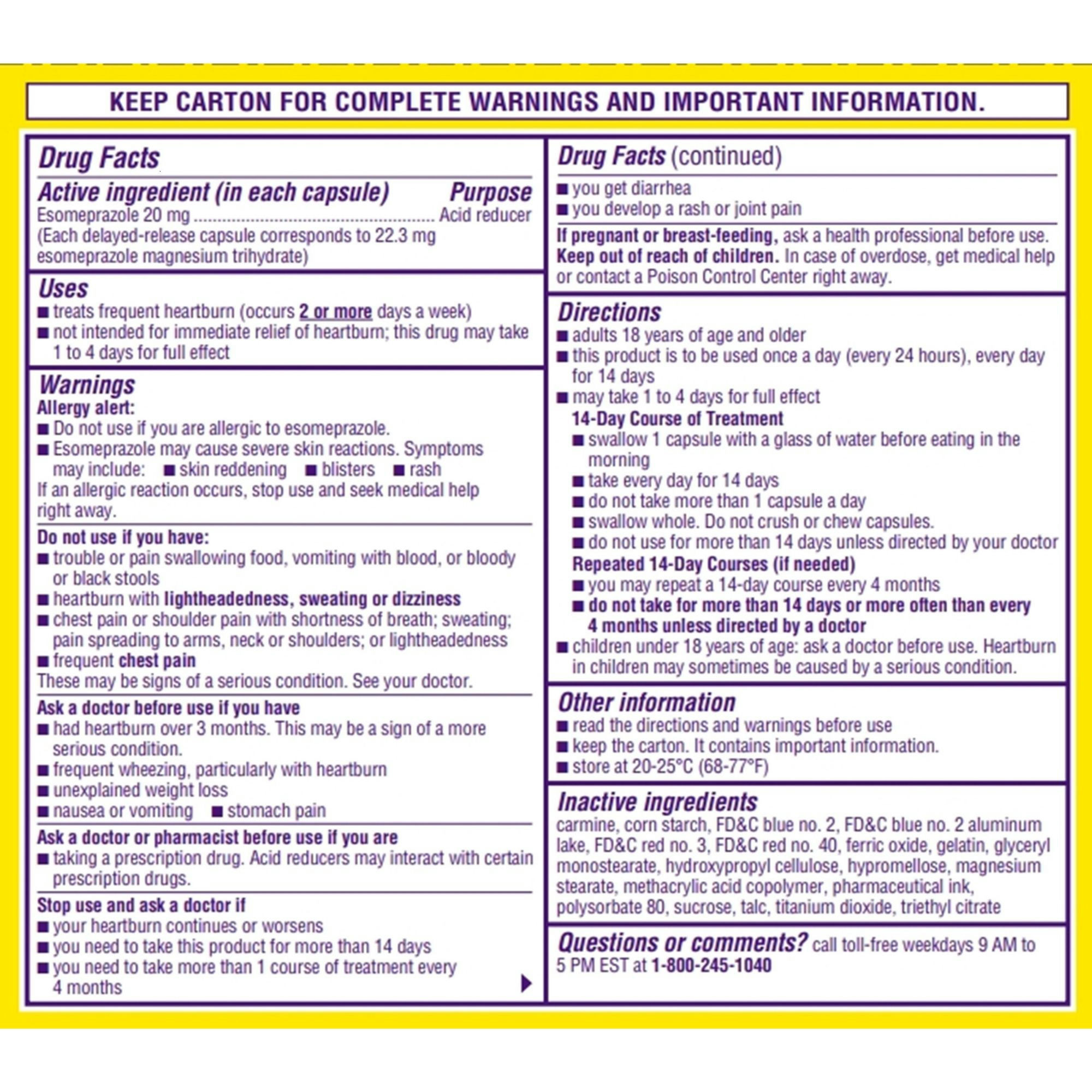 Nexium 24HR ClearMinis Acid Reducer & Heartburn Relief