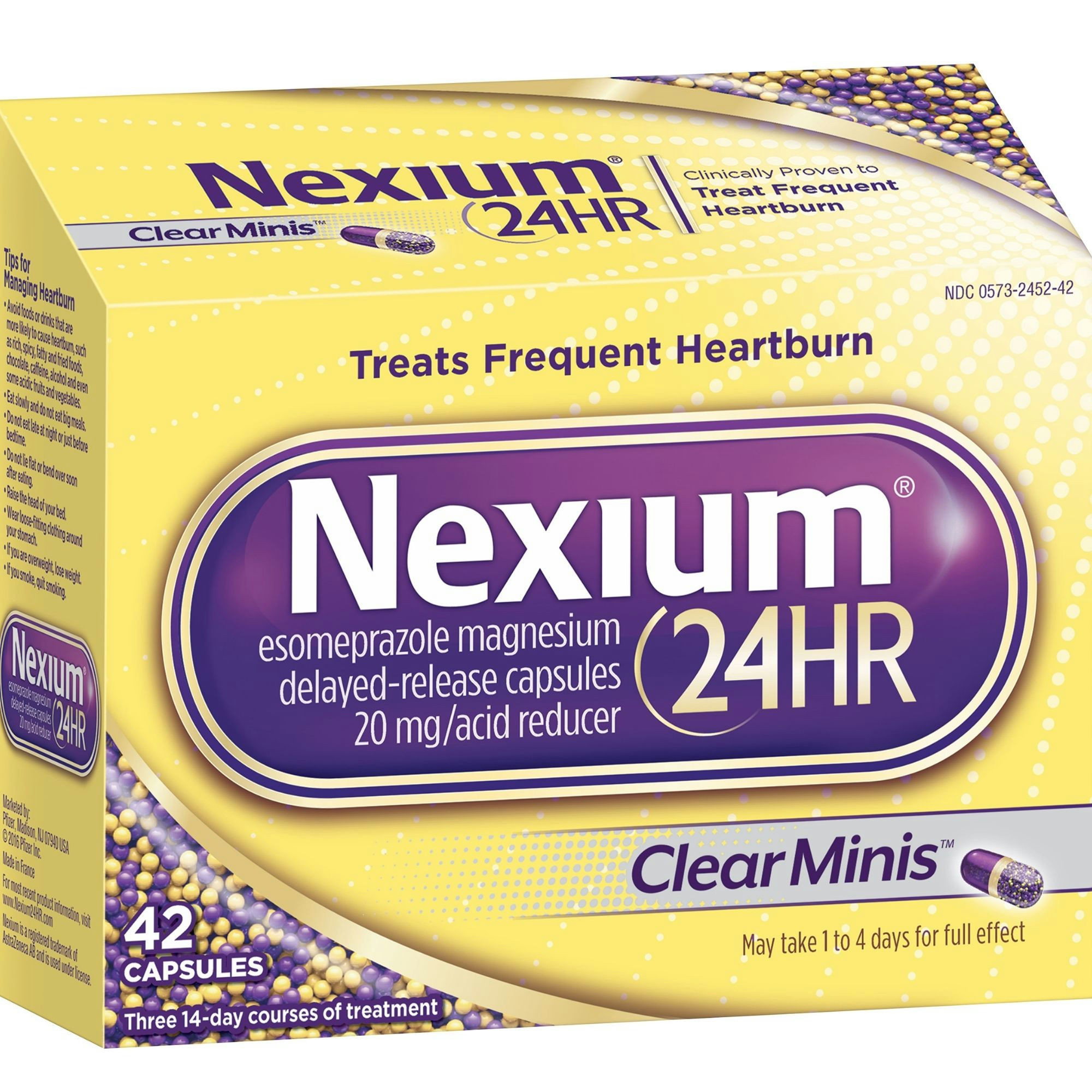 Nexium 24HR ClearMinis Acid Reducer & Heartburn Relief