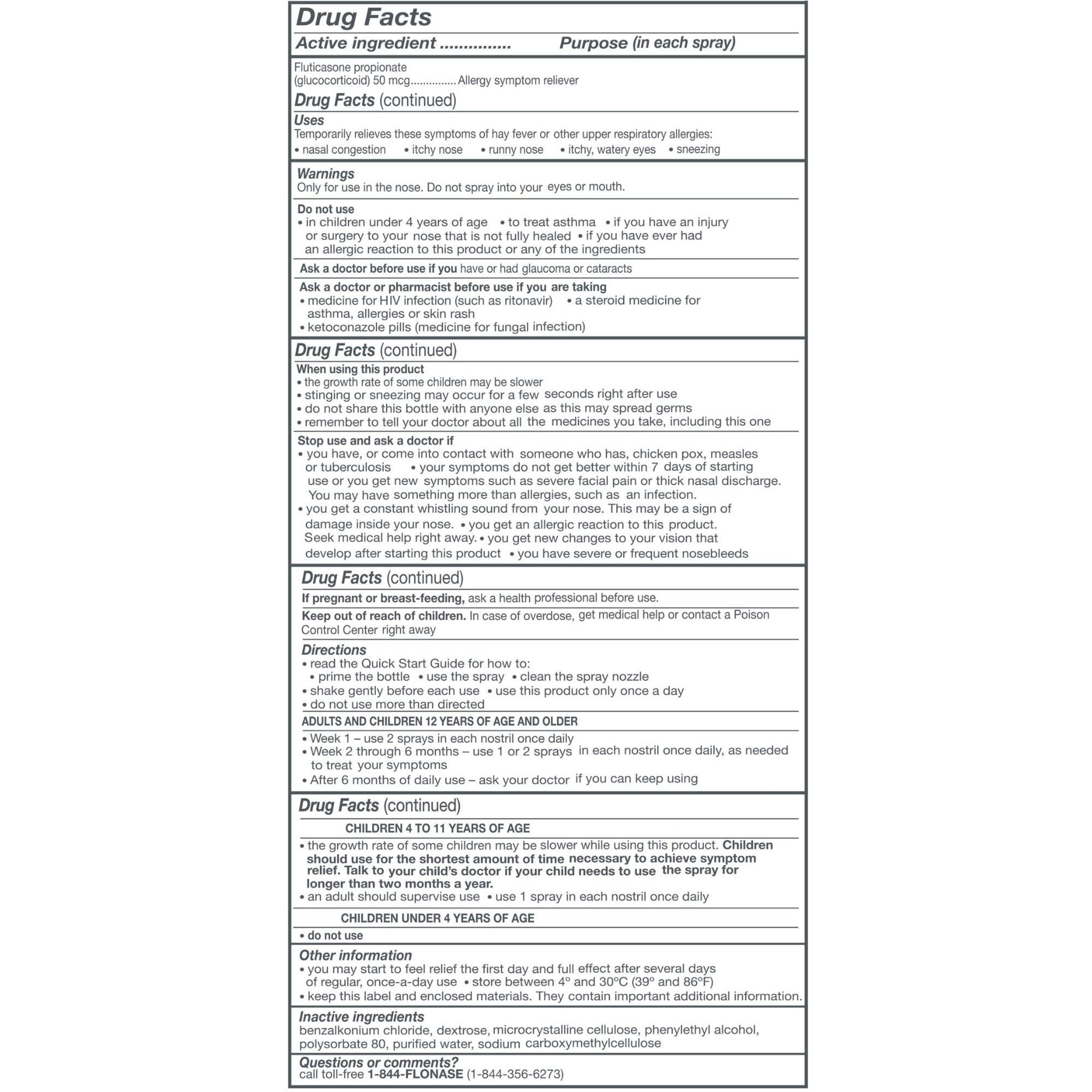 Flonase Children's 24 Hour Allergy Relief Nasal Spray