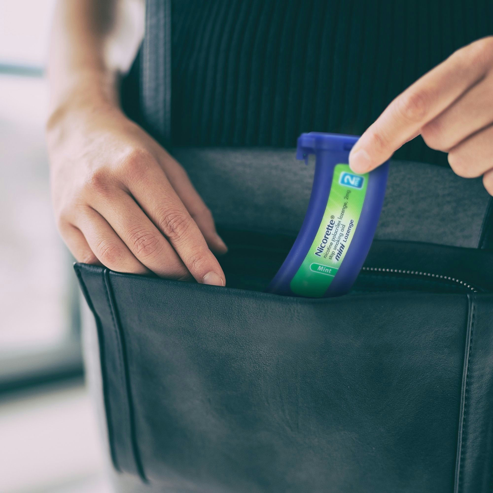 Nicorette Mini Nicotine Lozenges to Help Quit Smoking, 2 mg