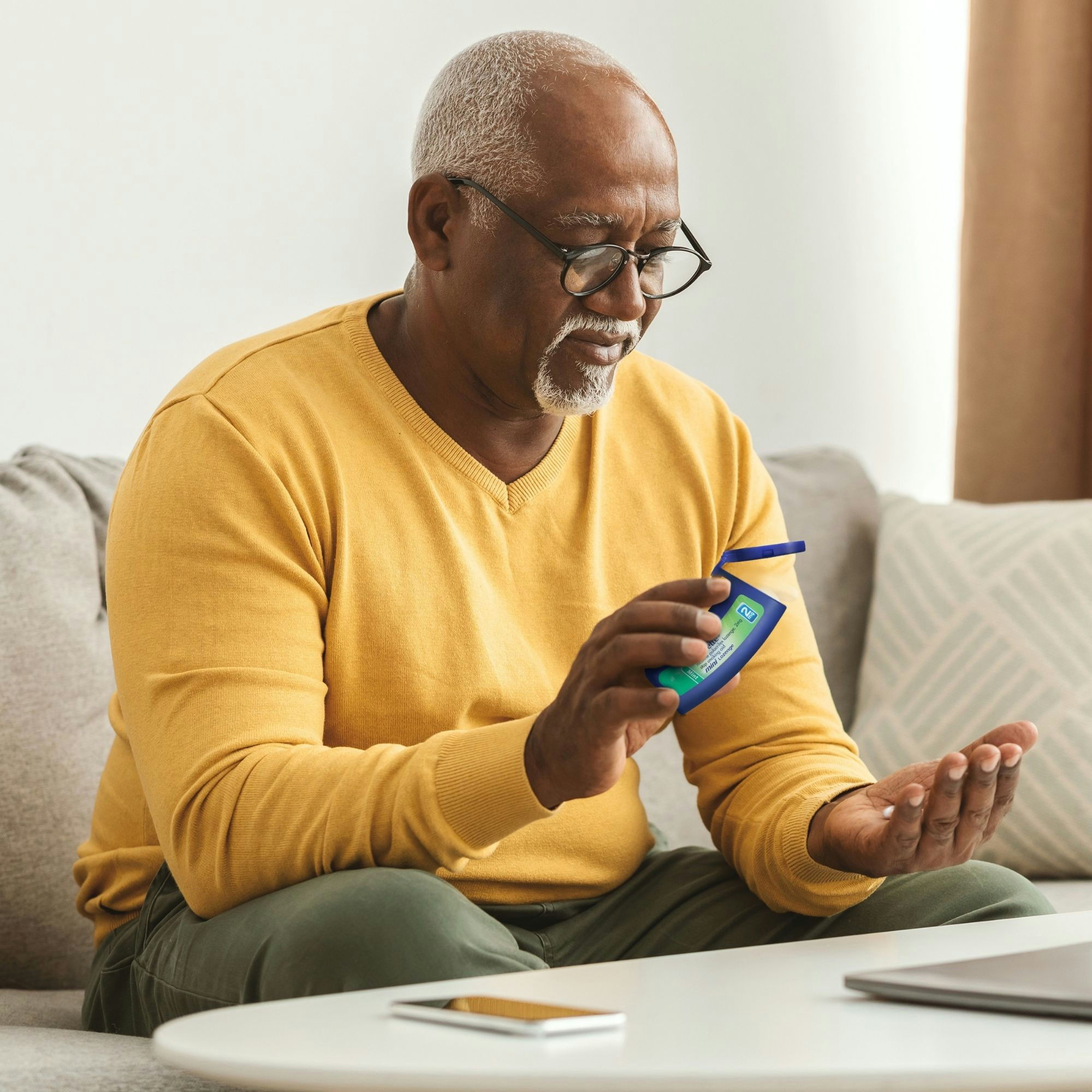 Nicorette Mini Nicotine Lozenges to Help Quit Smoking, 2 mg