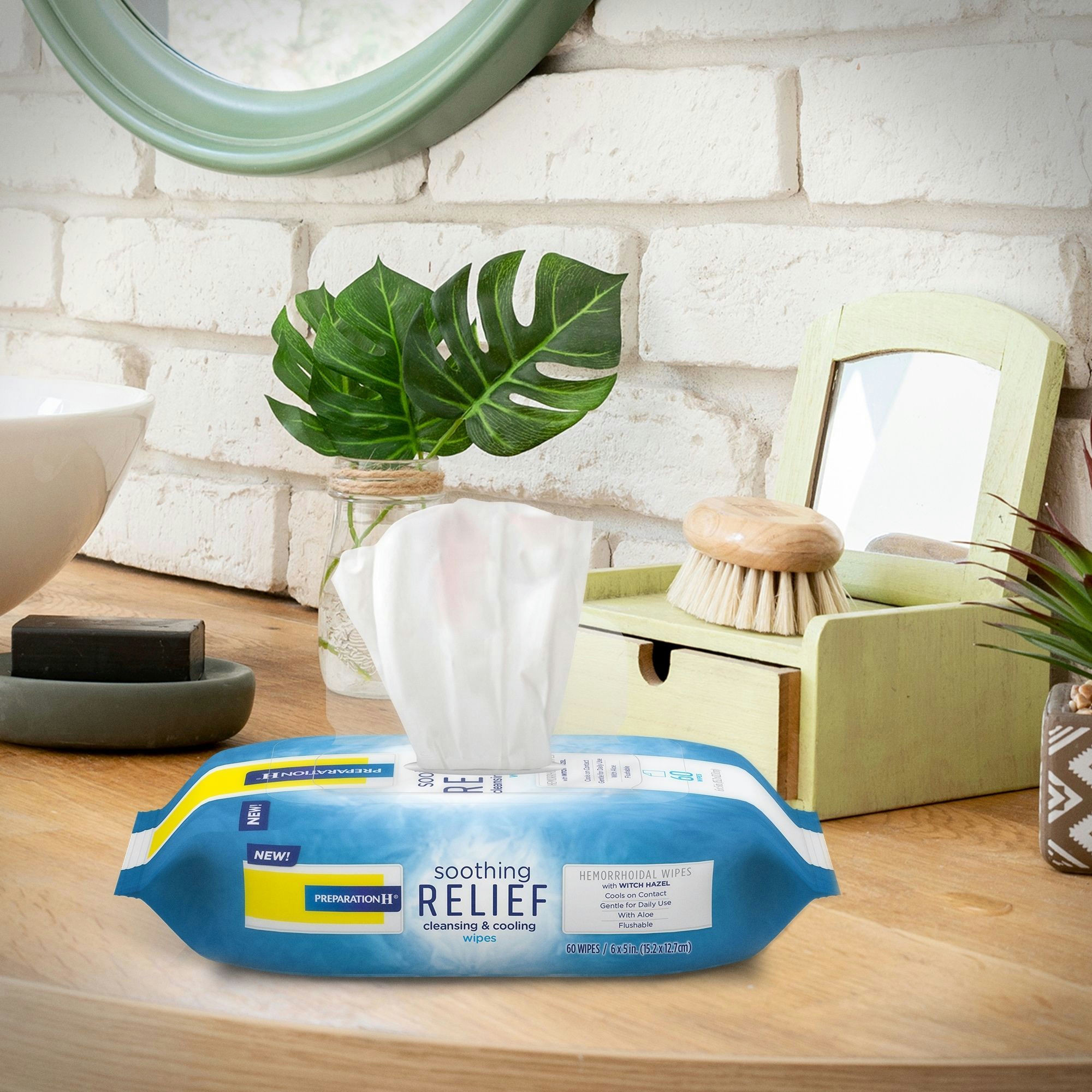 Preparation H Soothing Relief Cleansing & Cooling Wipes