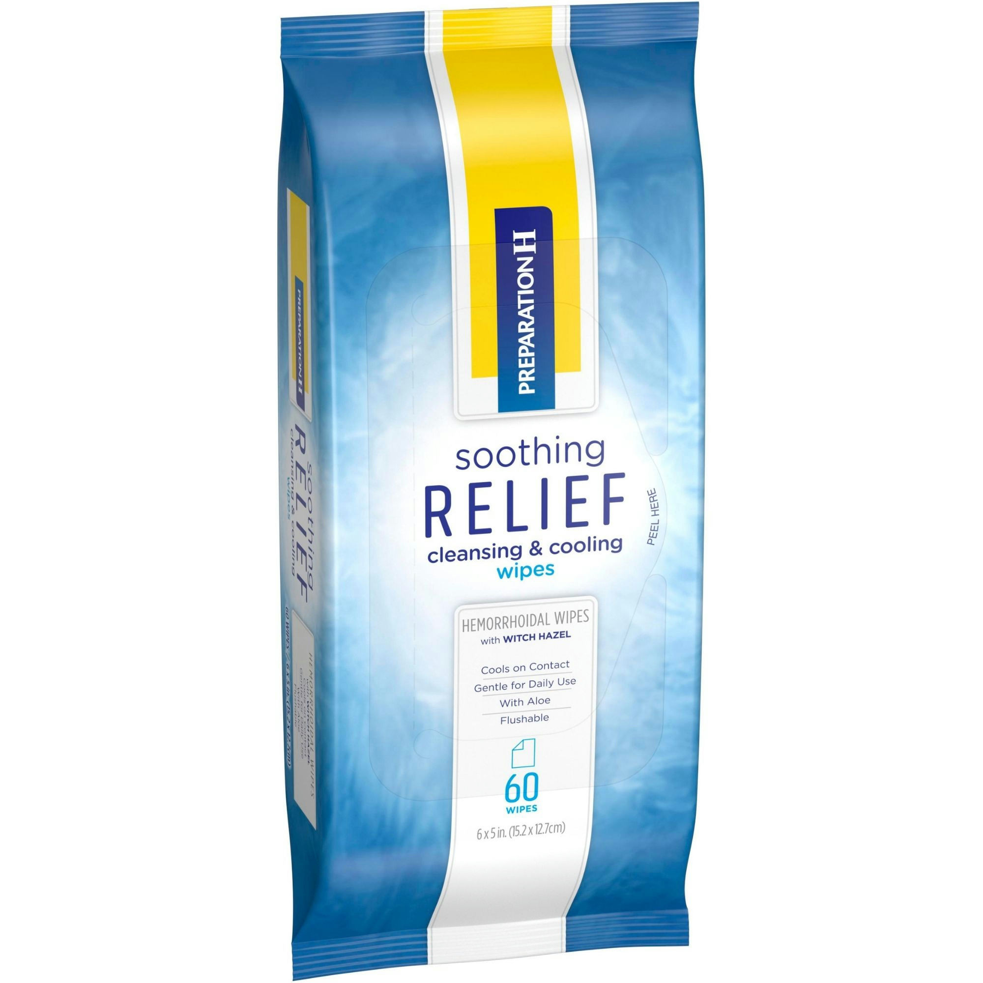 Preparation H Soothing Relief Cleansing & Cooling Wipes