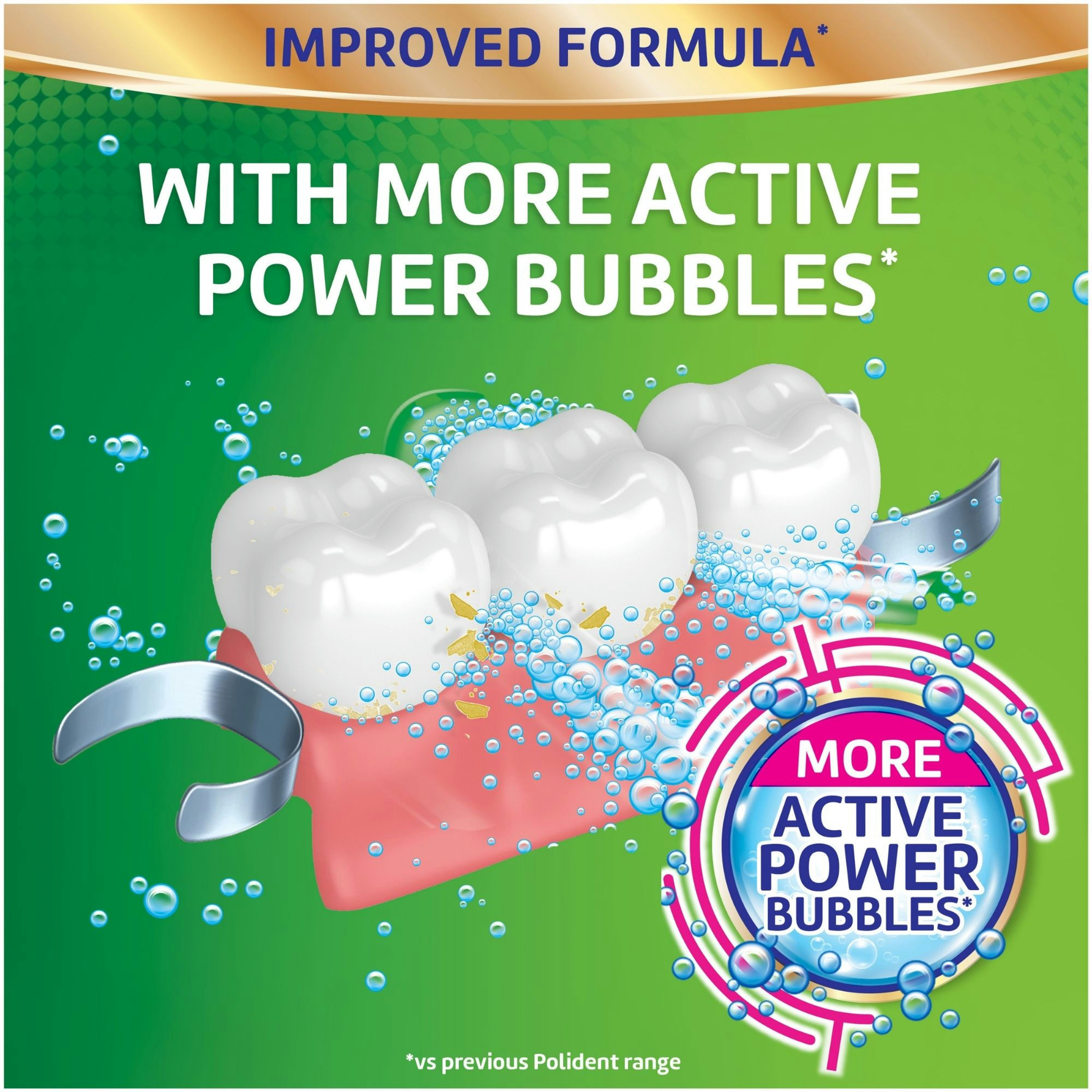 Polident Smokers Antibacterial Dental Appliance Cleanser Tablets