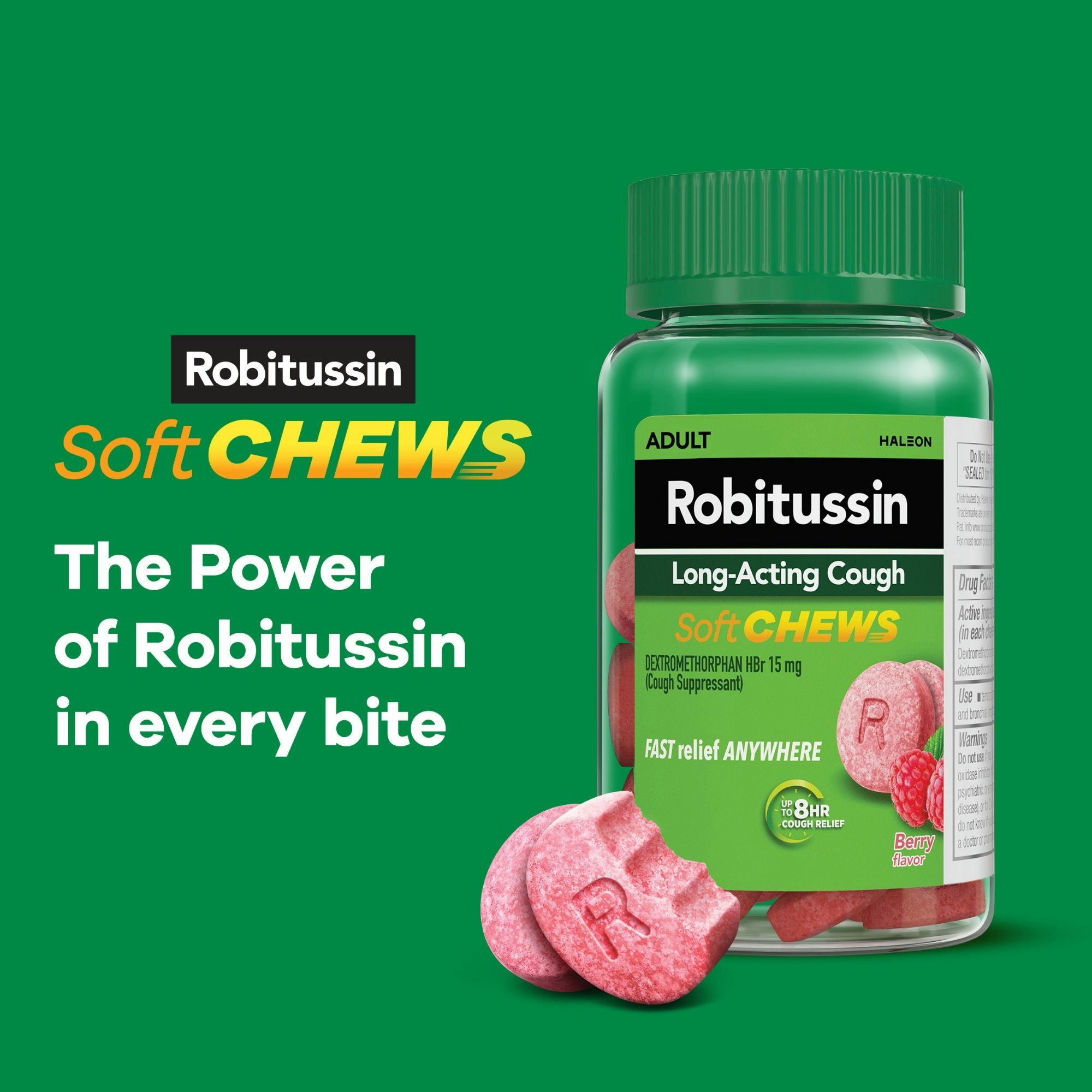 Robitussin Long-Acting Cough Relief Soft Chews