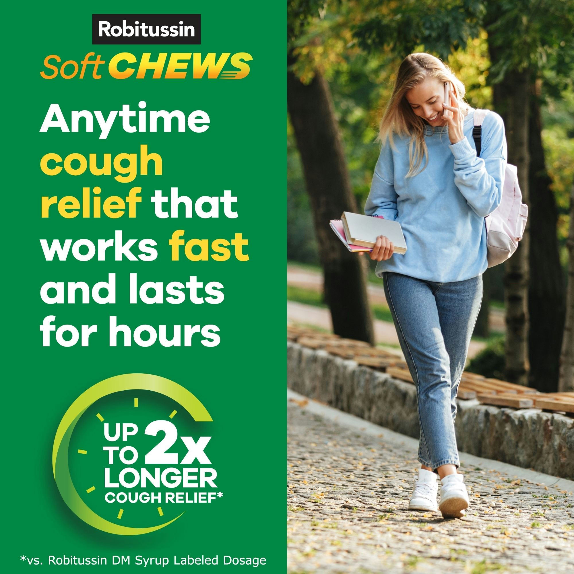 Robitussin Long-Acting Cough Relief Soft Chews