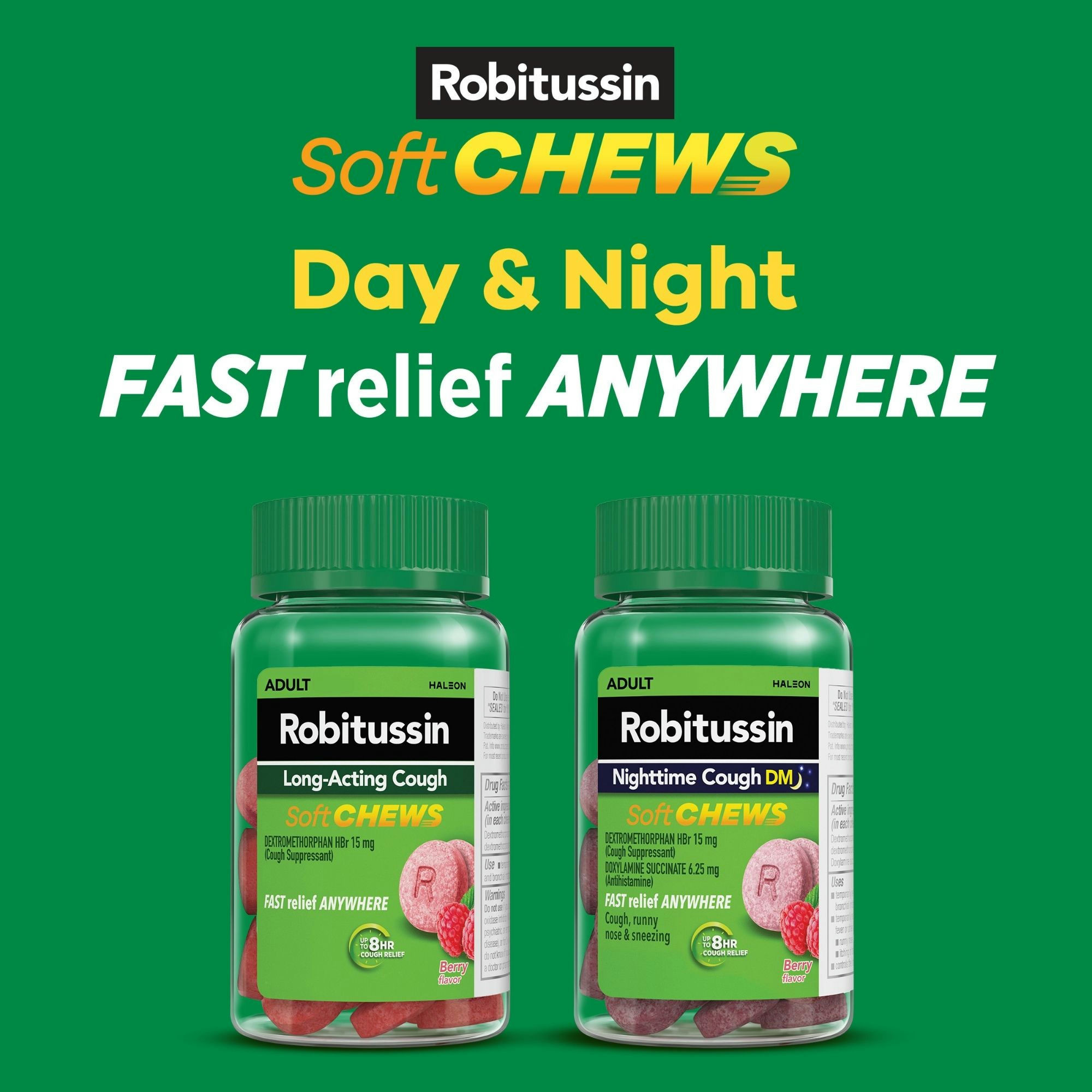 Robitussin Long-Acting Cough Relief Soft Chews