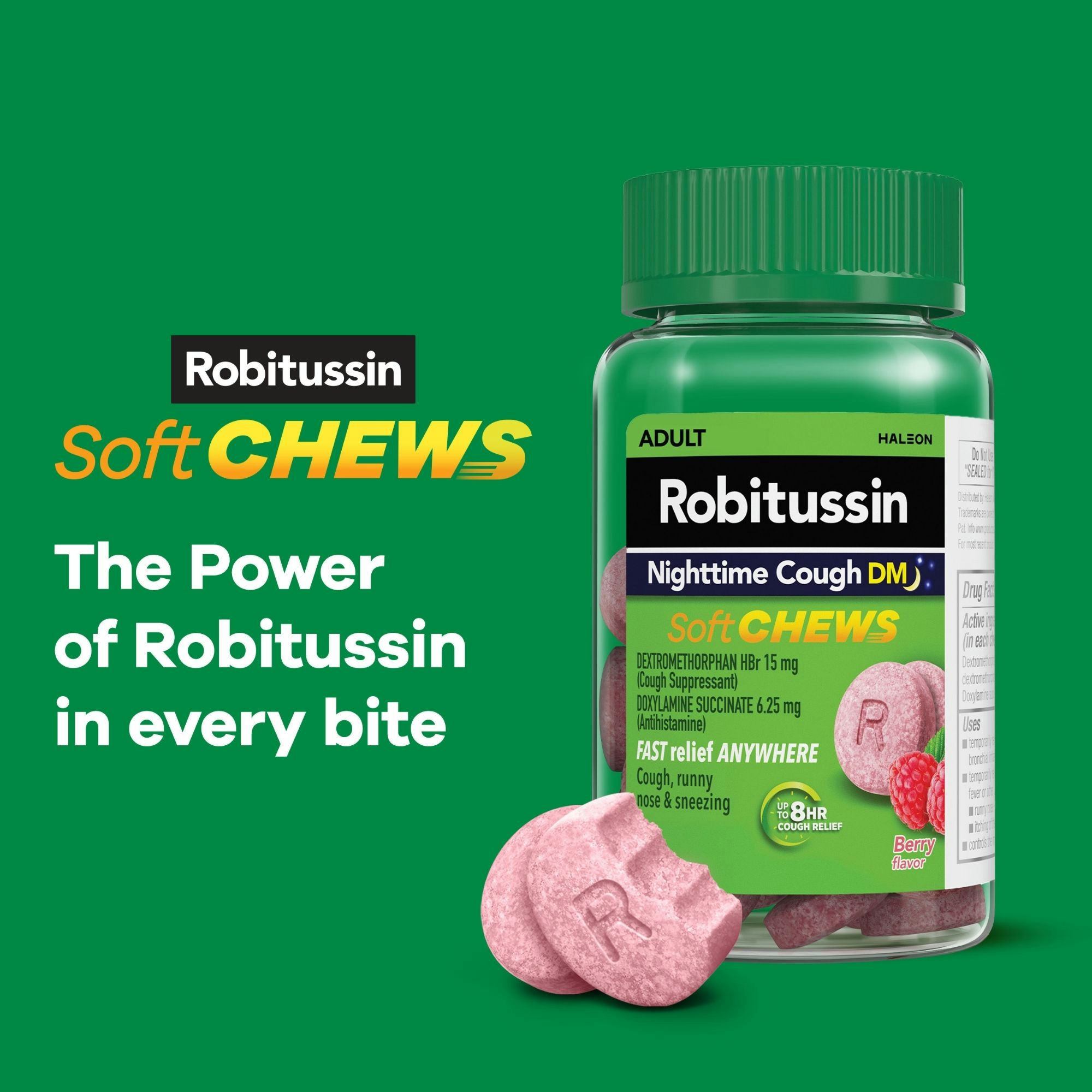 Robitussin Nighttime DM Cough Relief Soft Chews