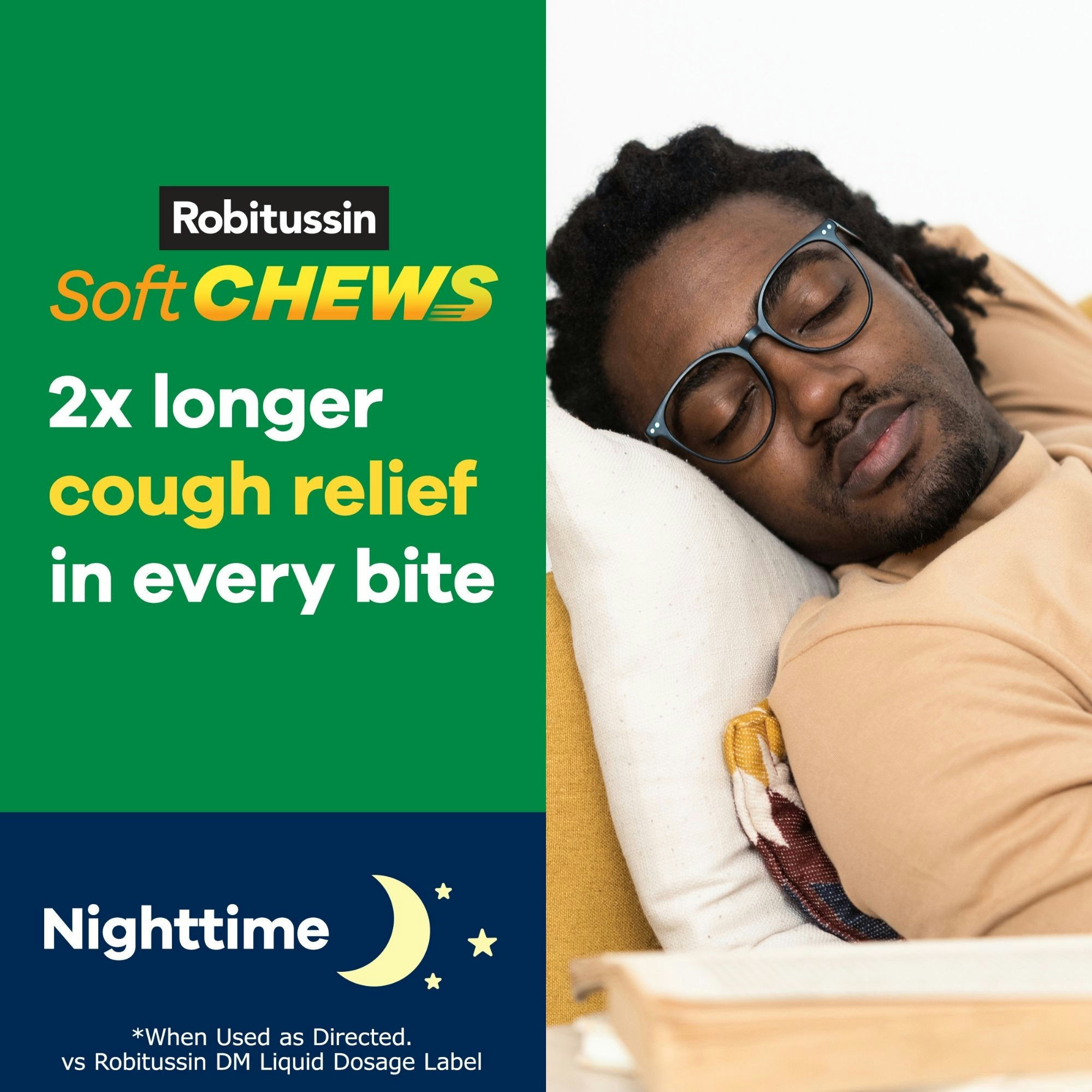 Robitussin Nighttime DM Cough Relief Soft Chews