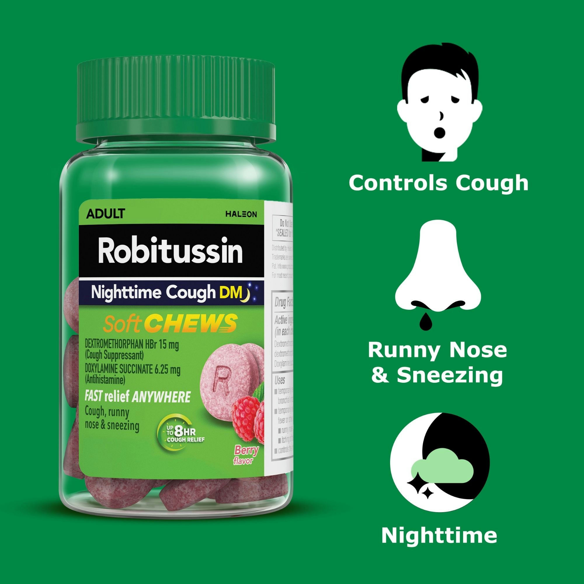 Robitussin Nighttime DM Cough Relief Soft Chews