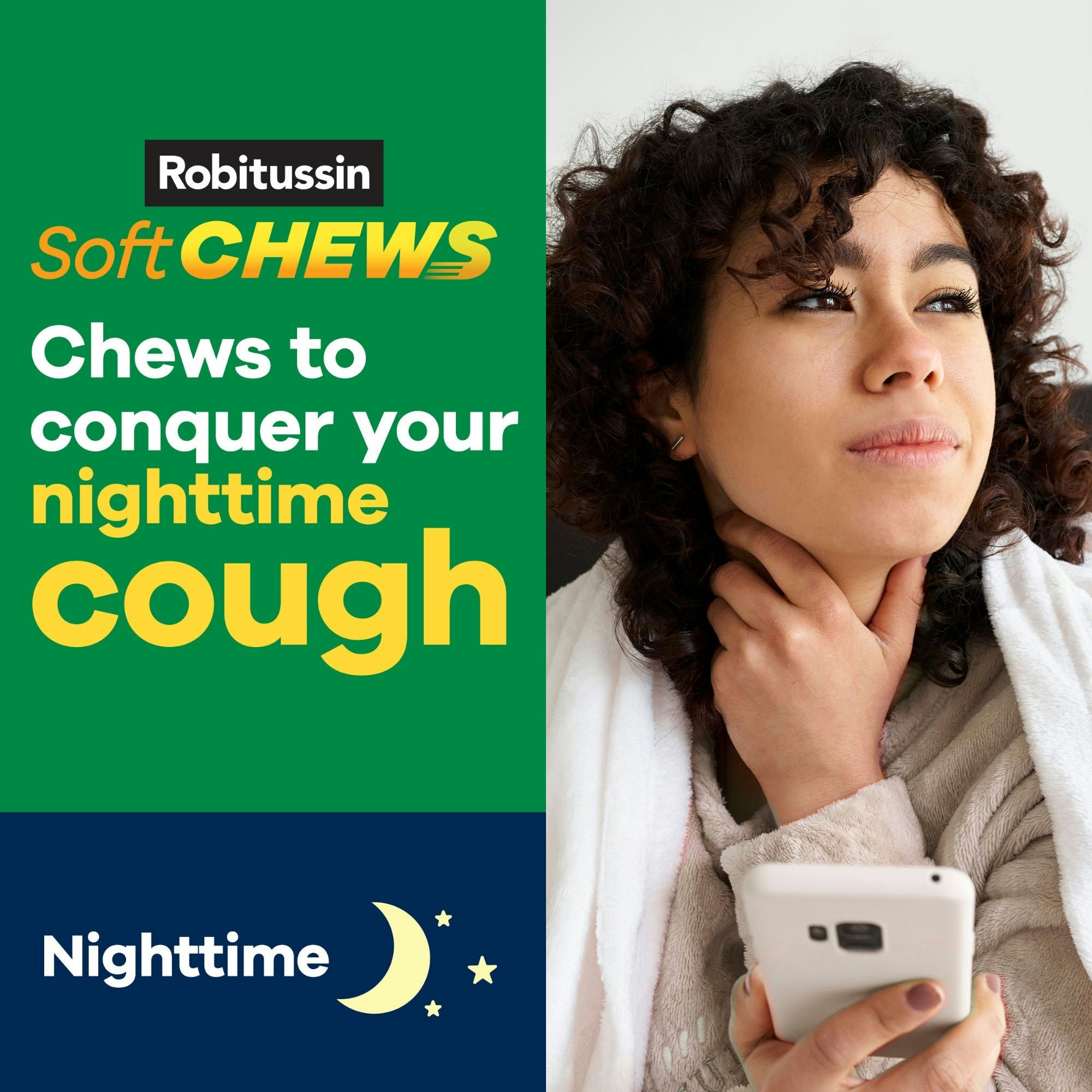 Robitussin Nighttime DM Cough Relief Soft Chews