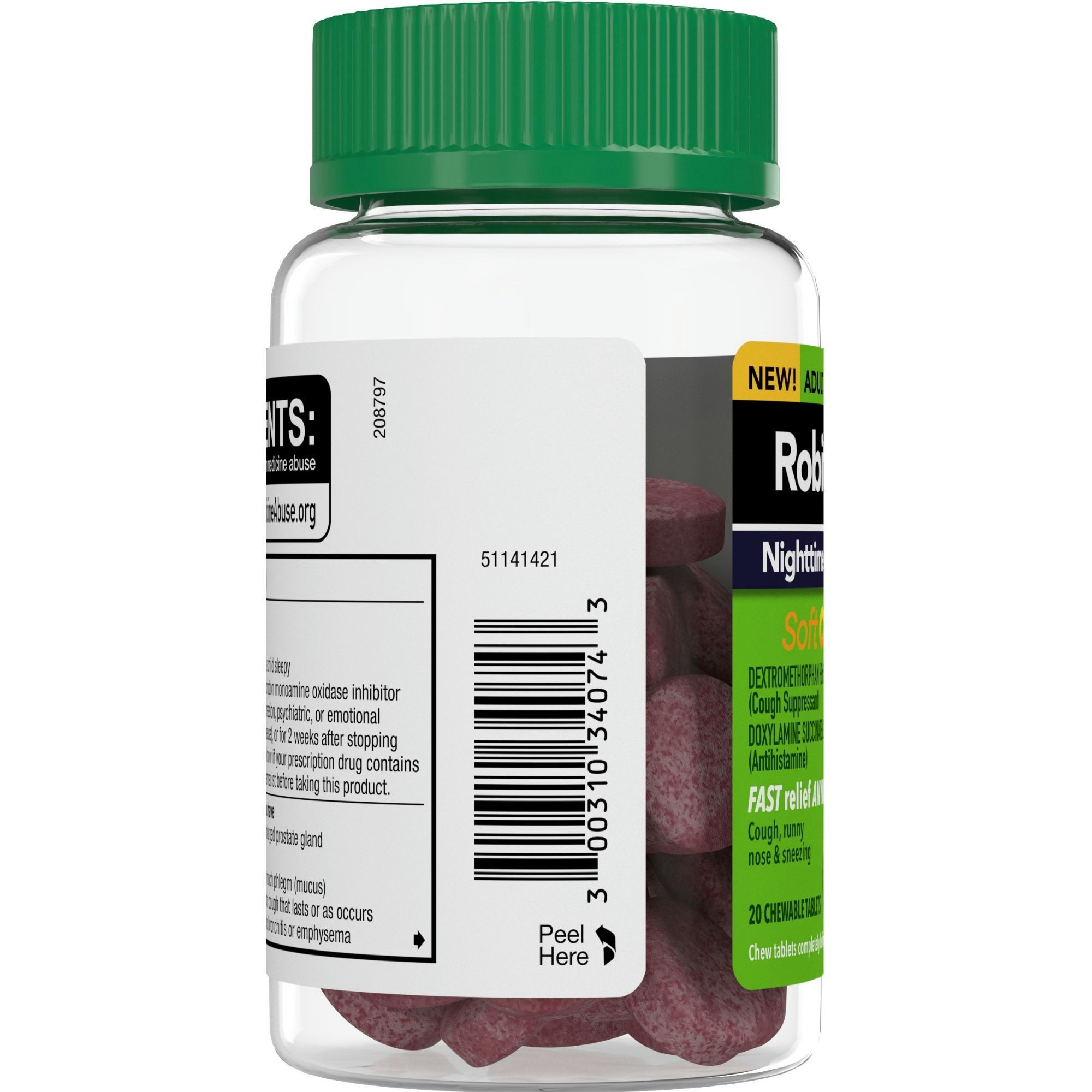 Robitussin Nighttime DM Cough Relief Soft Chews