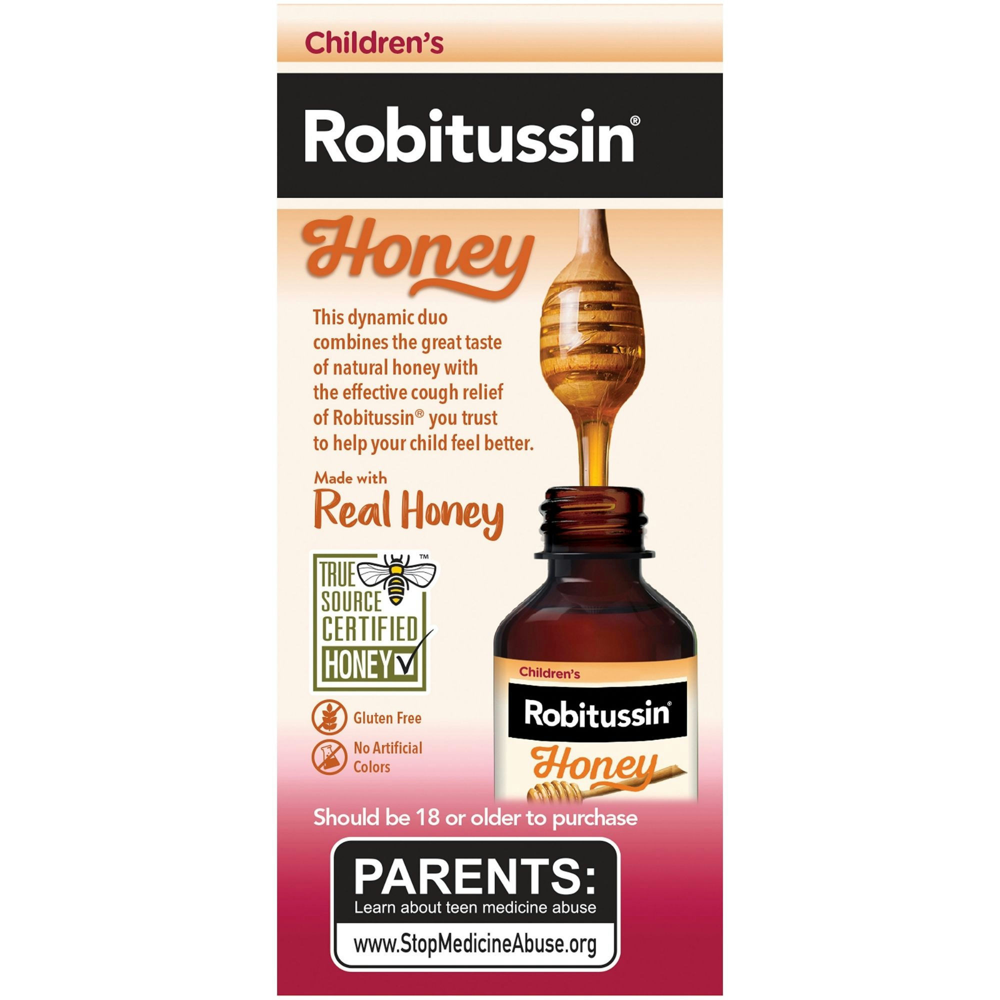 Robitussin Children’s Honey Daytime & Nighttime Cough and Chest Congestion DM Cough Relief Liquid