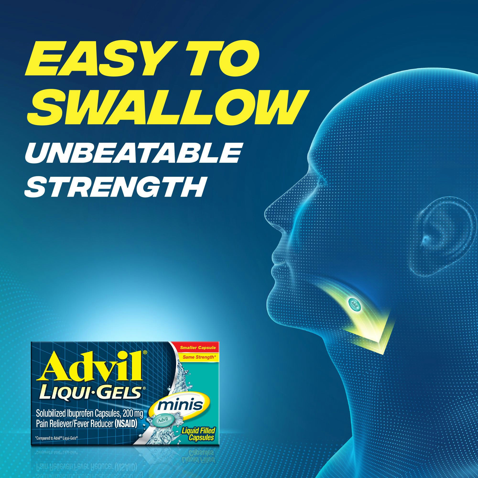 Advil Liqui-Gels Minis Pain Reliever & Fever Reducer