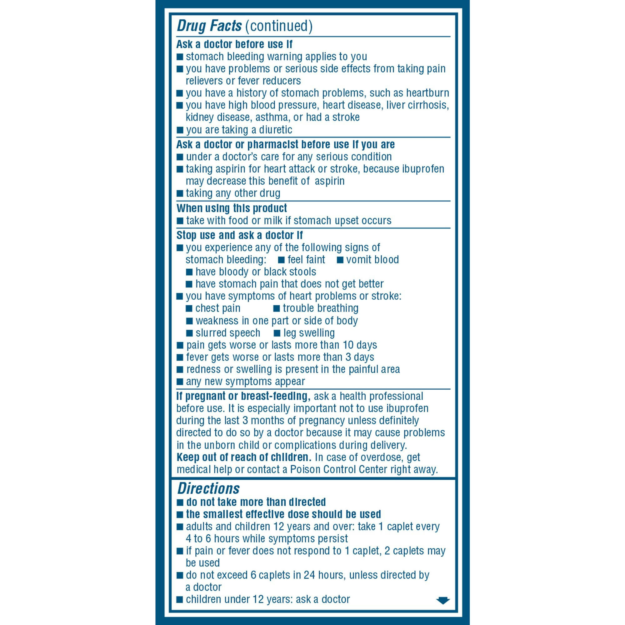 Advil Pain Reliever & Fever Reducer, Caplets