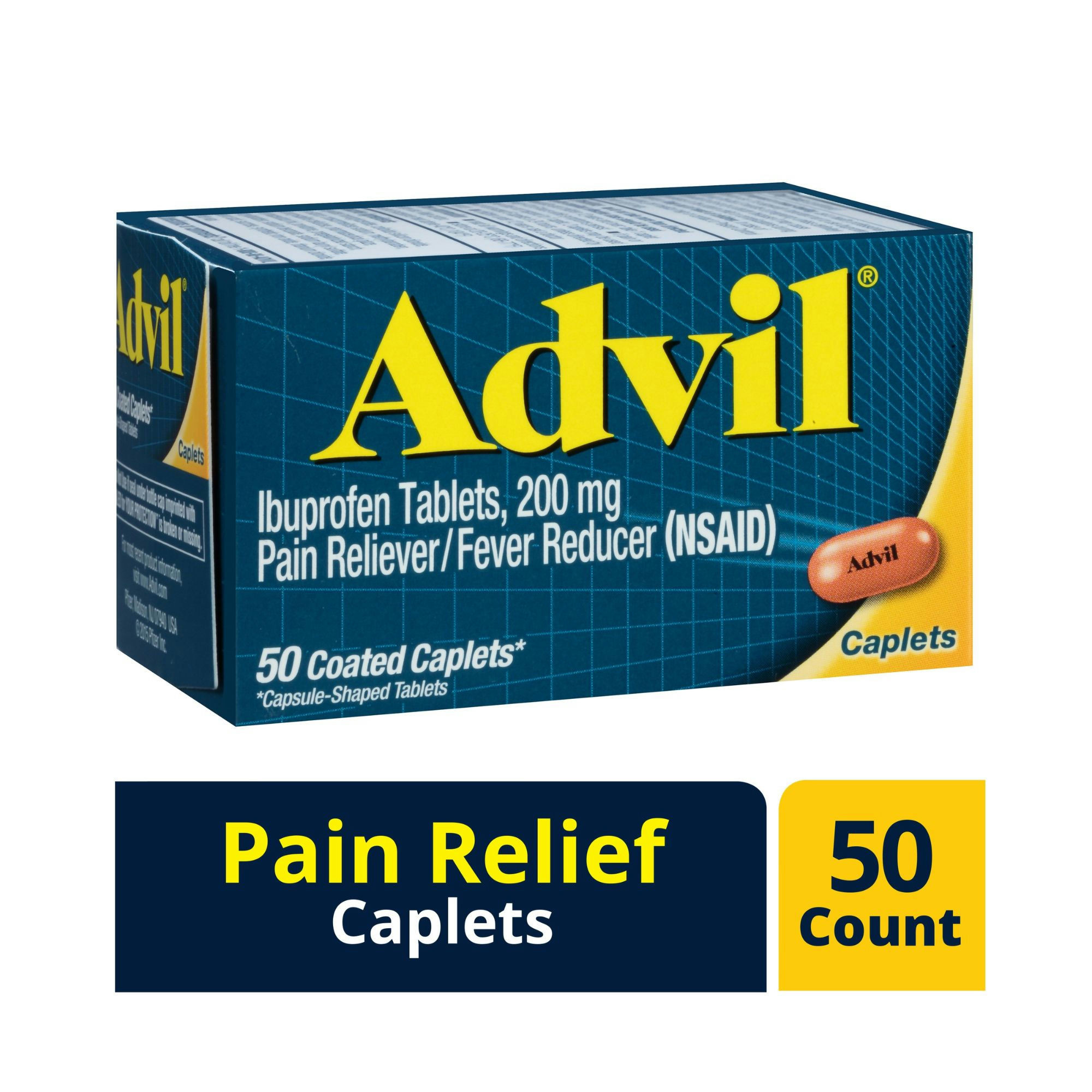 Advil Pain Reliever & Fever Reducer, Caplets