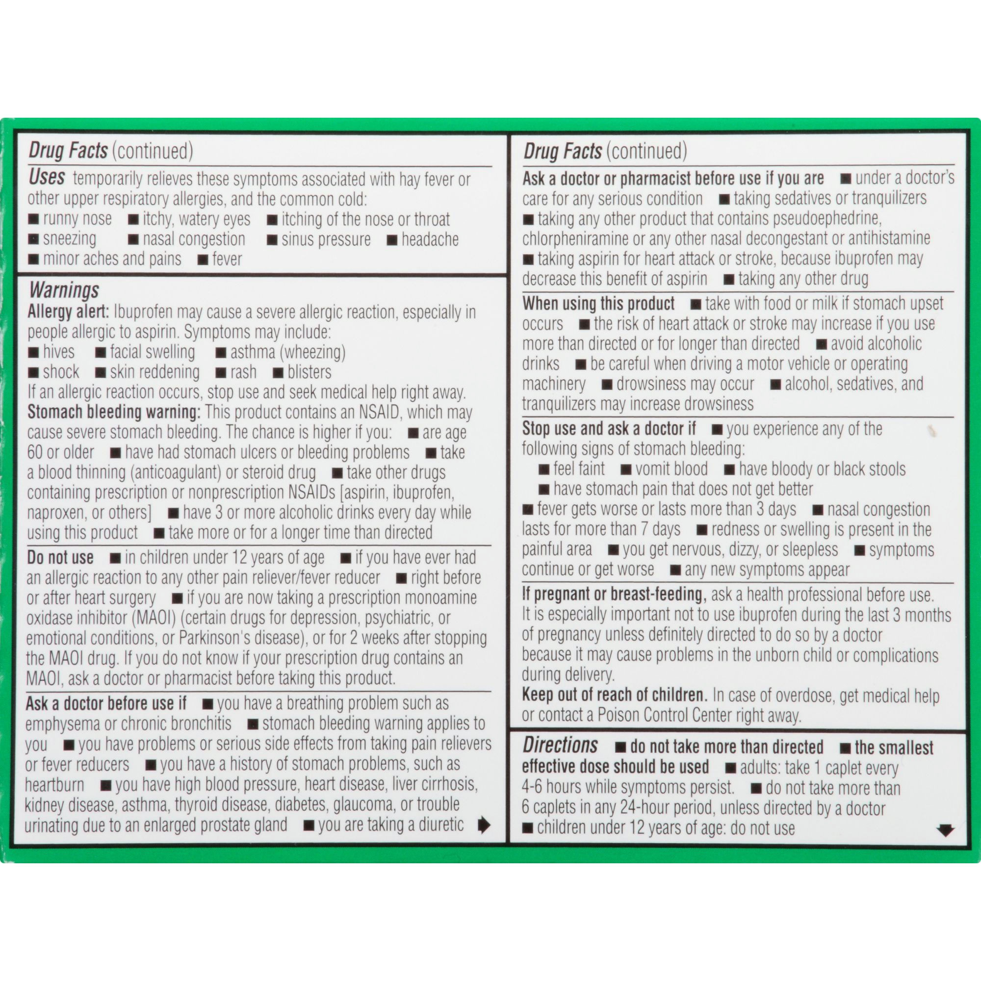 Advil Allergy Sinus Relief