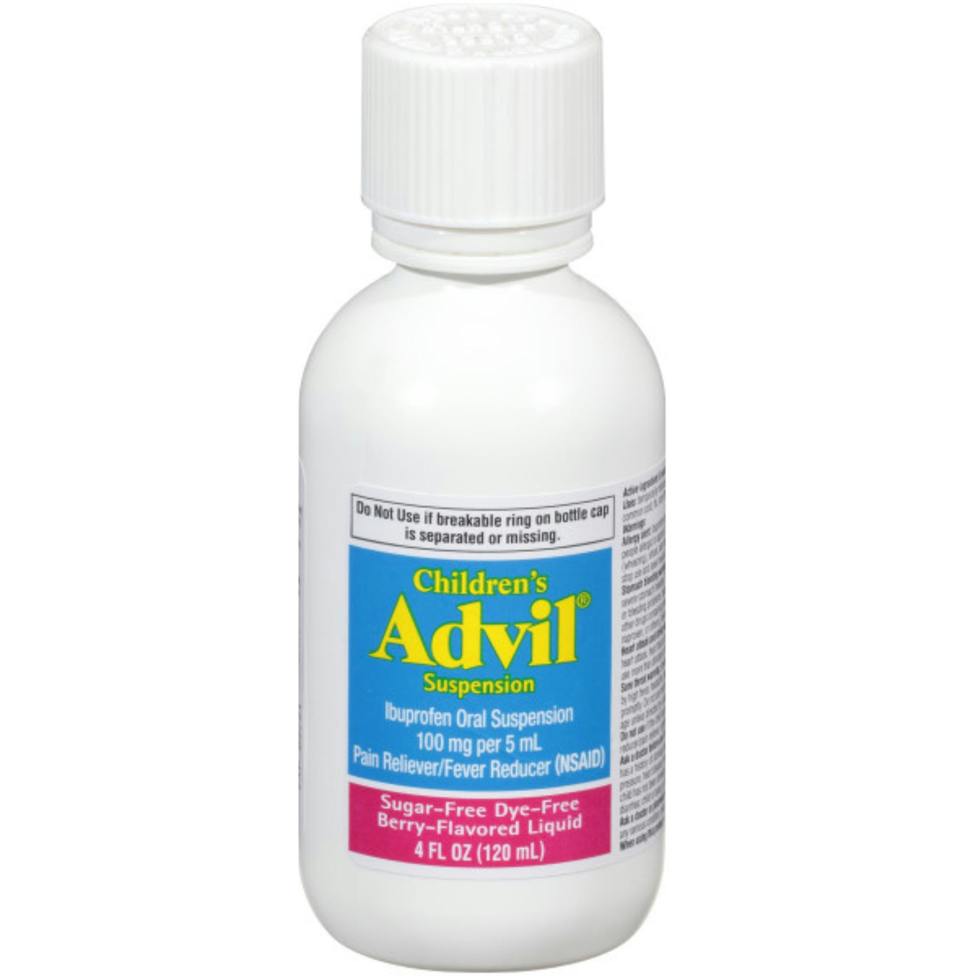 Advil Children's Sugar Free Pain Reliever & Fever Reducer Oral Suspension