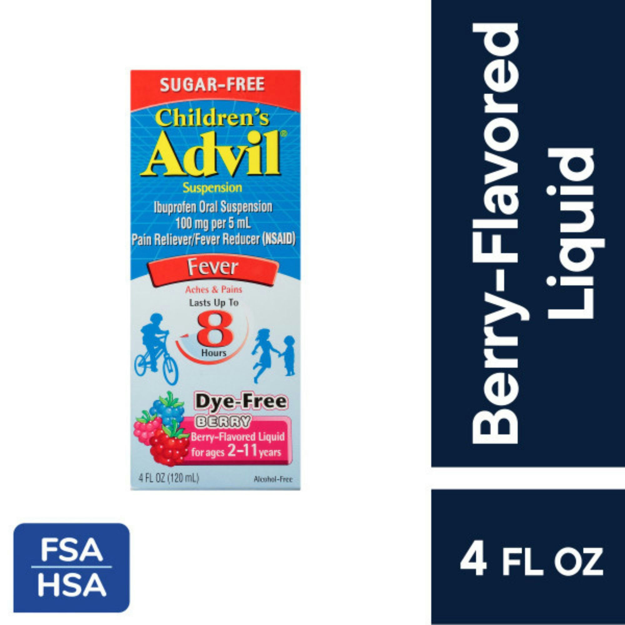 Advil Children's Sugar Free Pain Reliever & Fever Reducer Oral Suspension