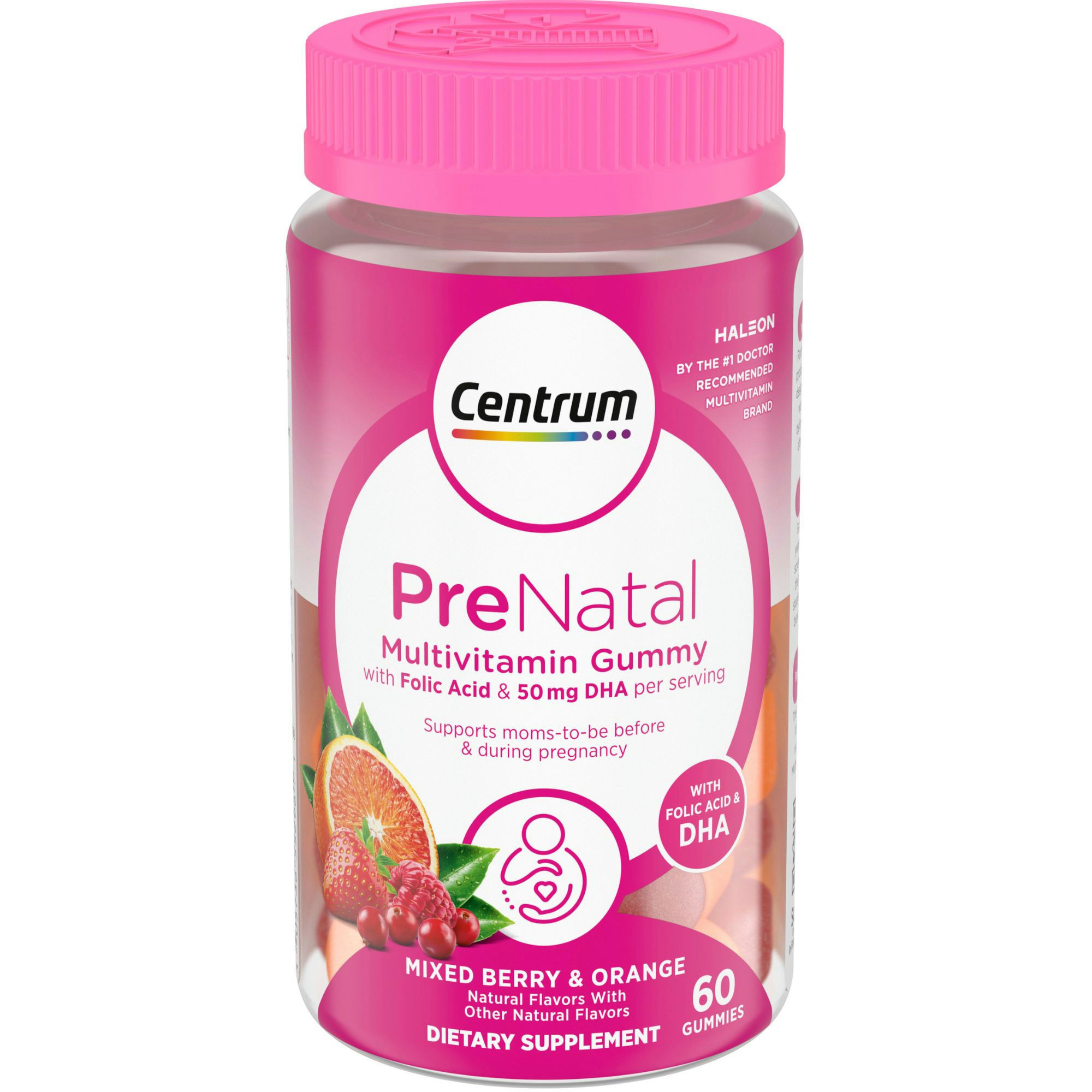 Centrum PreNatal Multivitamin Gummies With Folic Acid & DHA