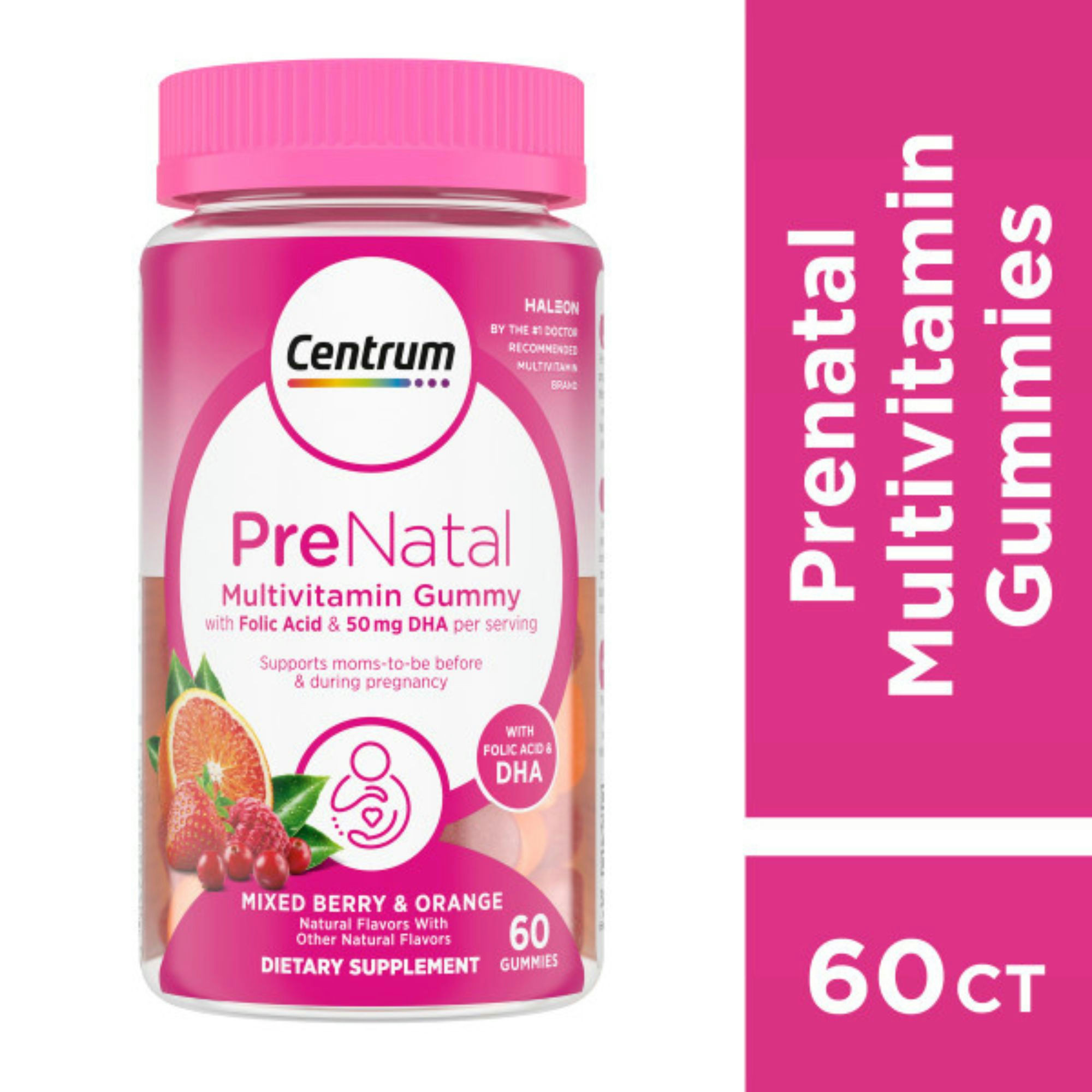 Centrum PreNatal Multivitamin Gummies With Folic Acid & DHA