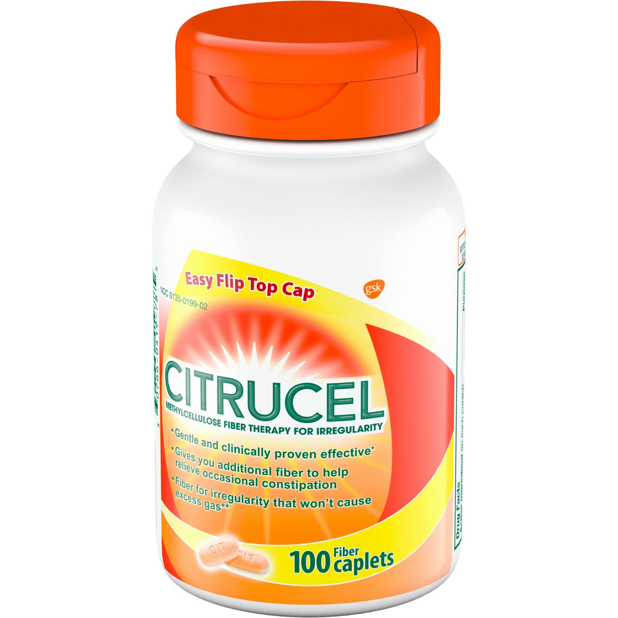 Citrucel Methylcellulose Fiber Therapy for Irregularity, Caplets