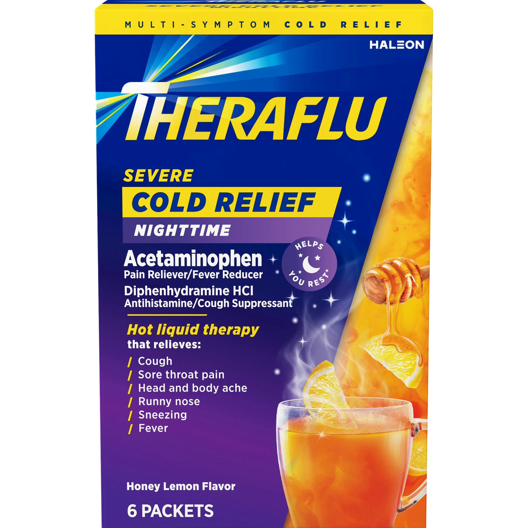 Theraflu Nighttime Severe Cold Relief Powder