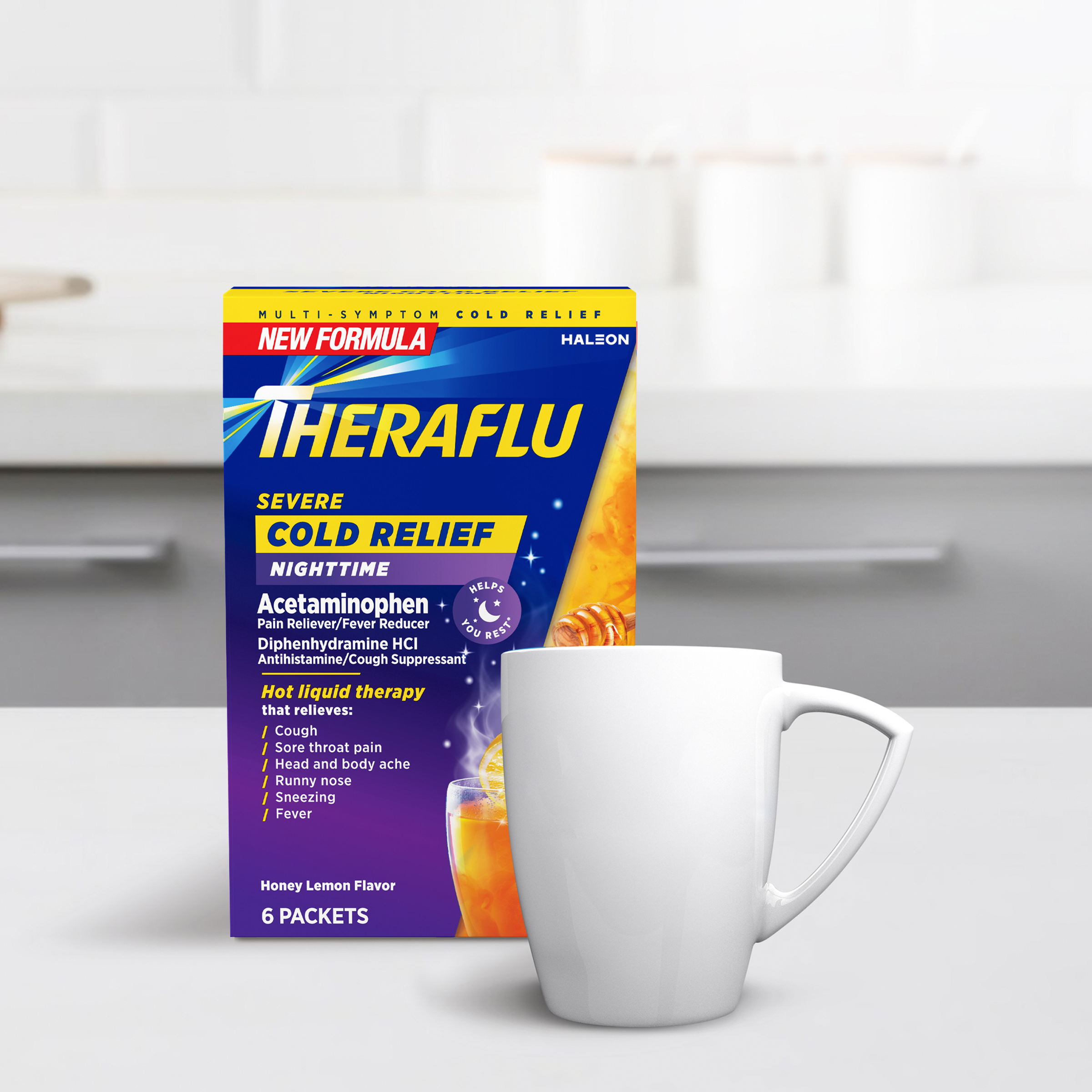Theraflu Nighttime Severe Cold Relief Powder