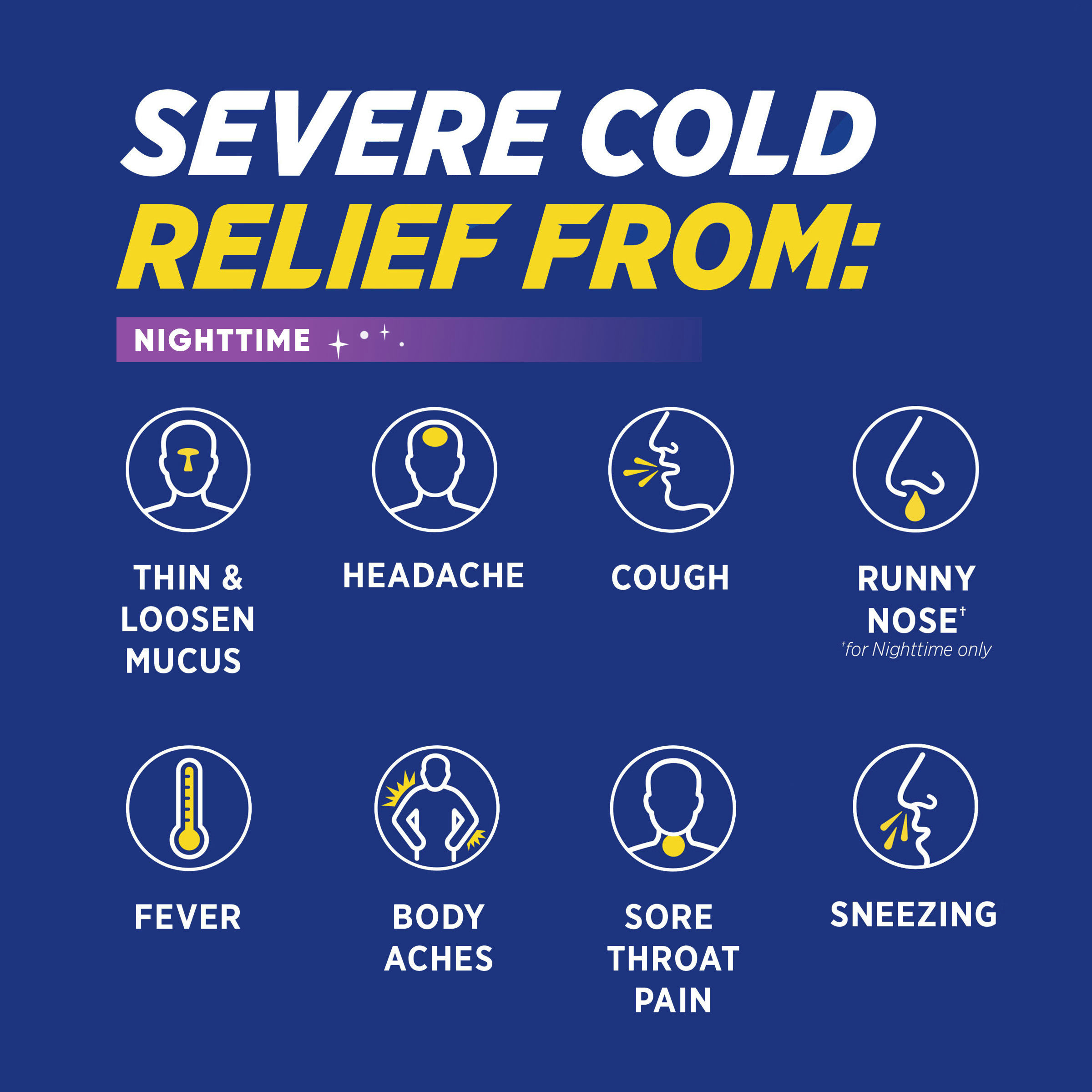 Theraflu Nighttime Severe Cold and Cough Medicine for Adults