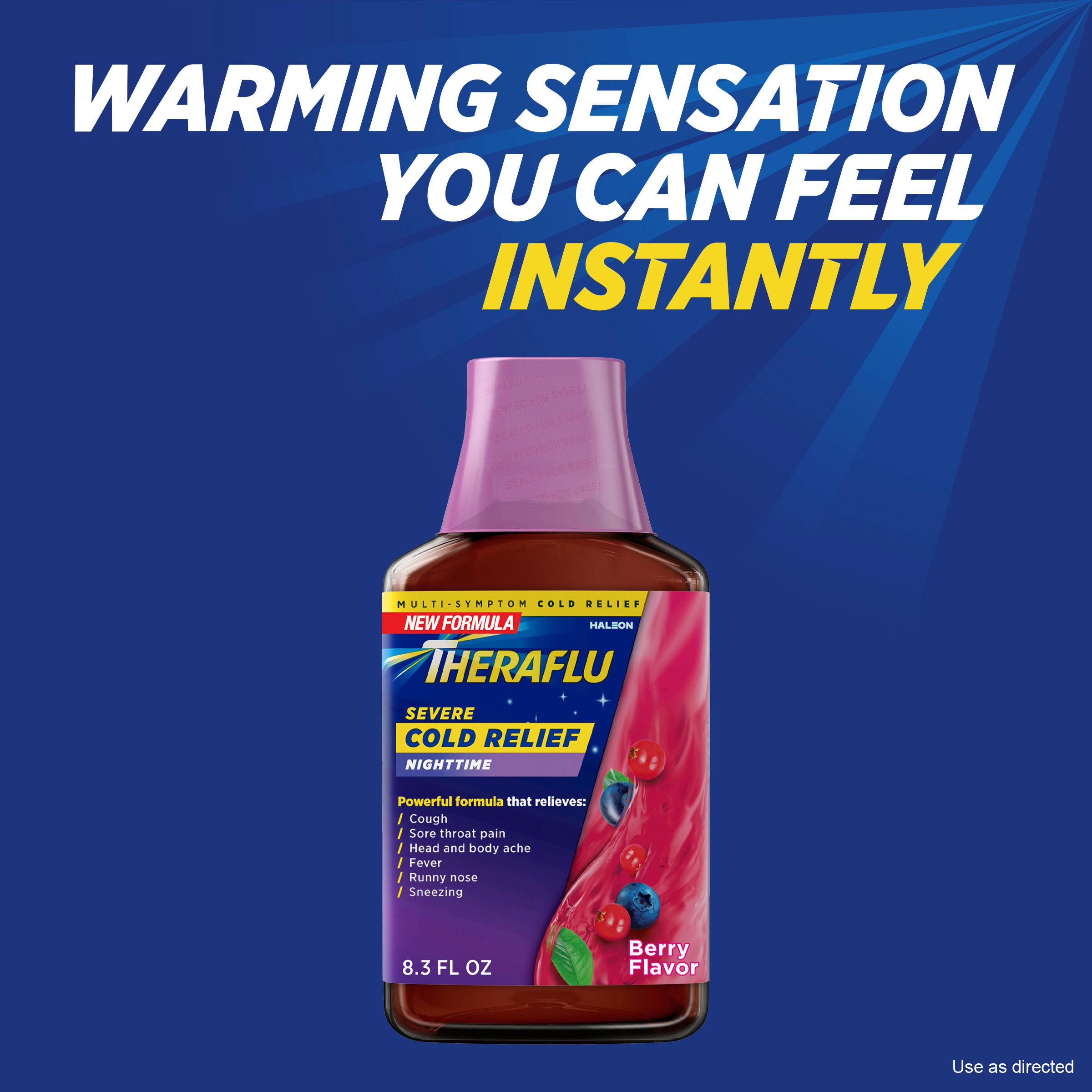 Theraflu Nighttime Severe Cold and Cough Medicine for Adults