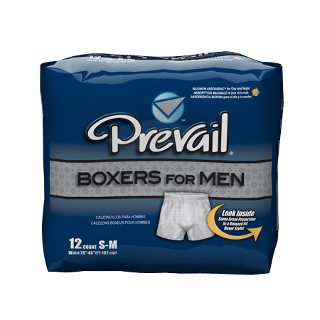 Prevail Pull-Up Diaper Boxers for Men, Maximum
