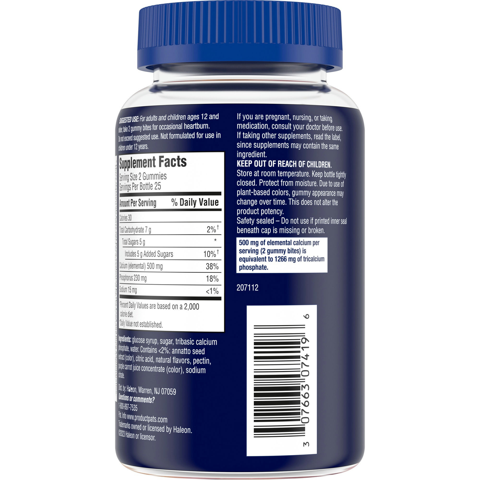 Tums Gummy Bites for Occasional Heartburn, Upset Stomach & Acid Indigestion