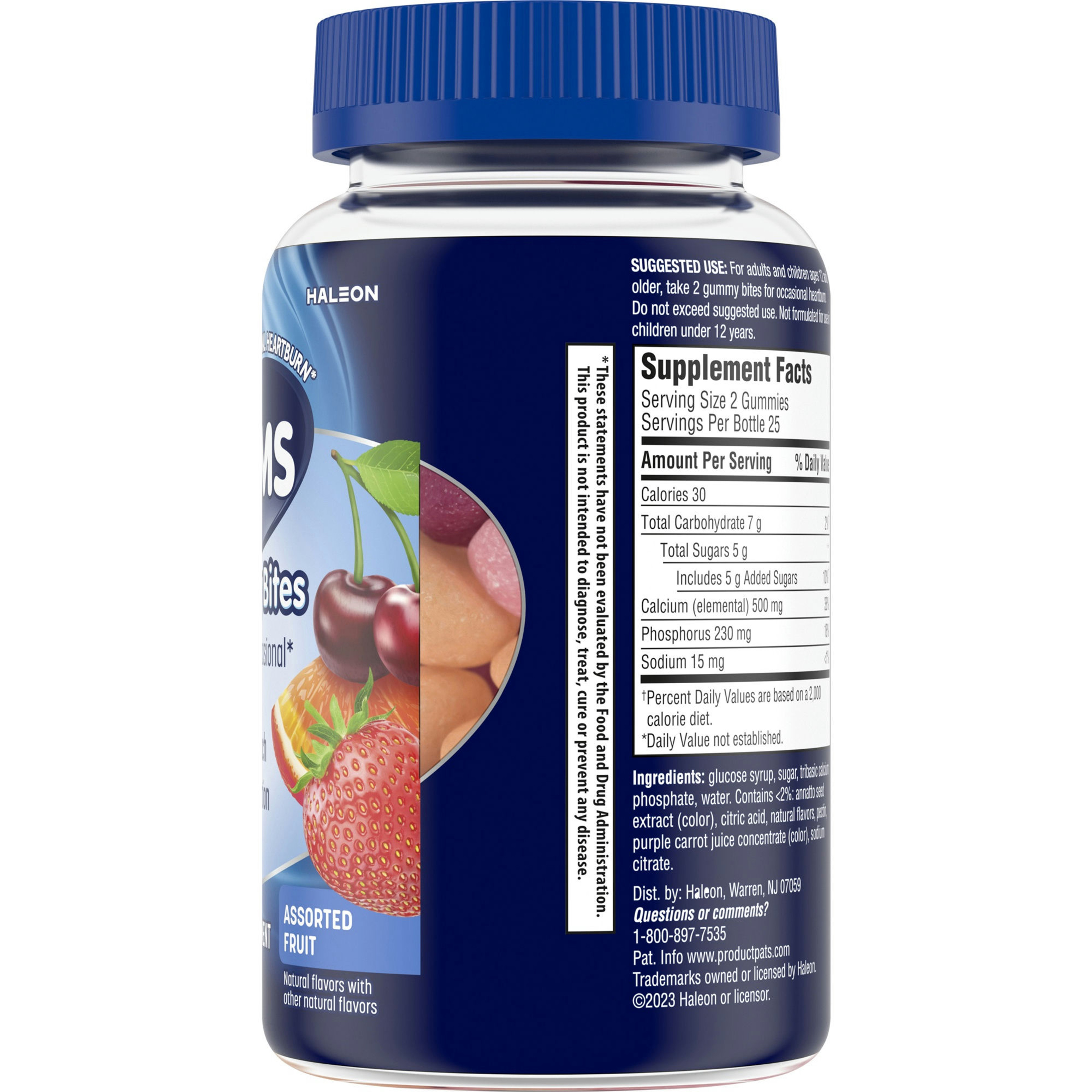 Tums Gummy Bites for Occasional Heartburn, Upset Stomach & Acid Indigestion