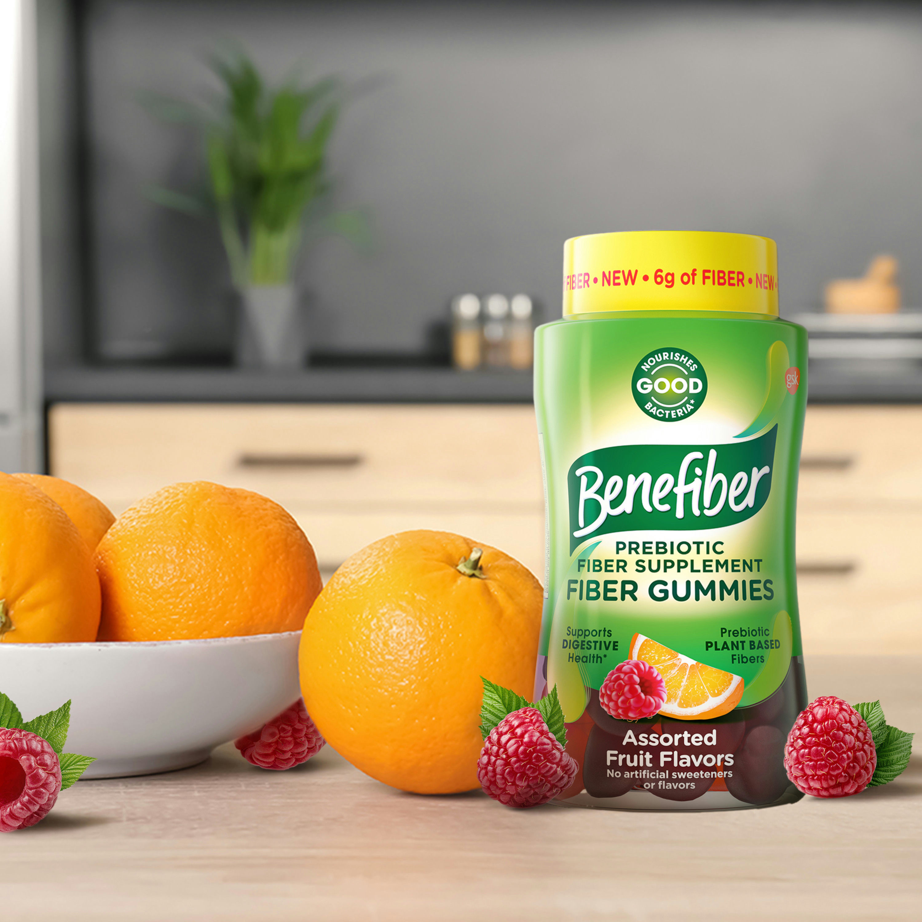 Benefiber Prebiotic Fiber Supplement Gummies for Digestive Health