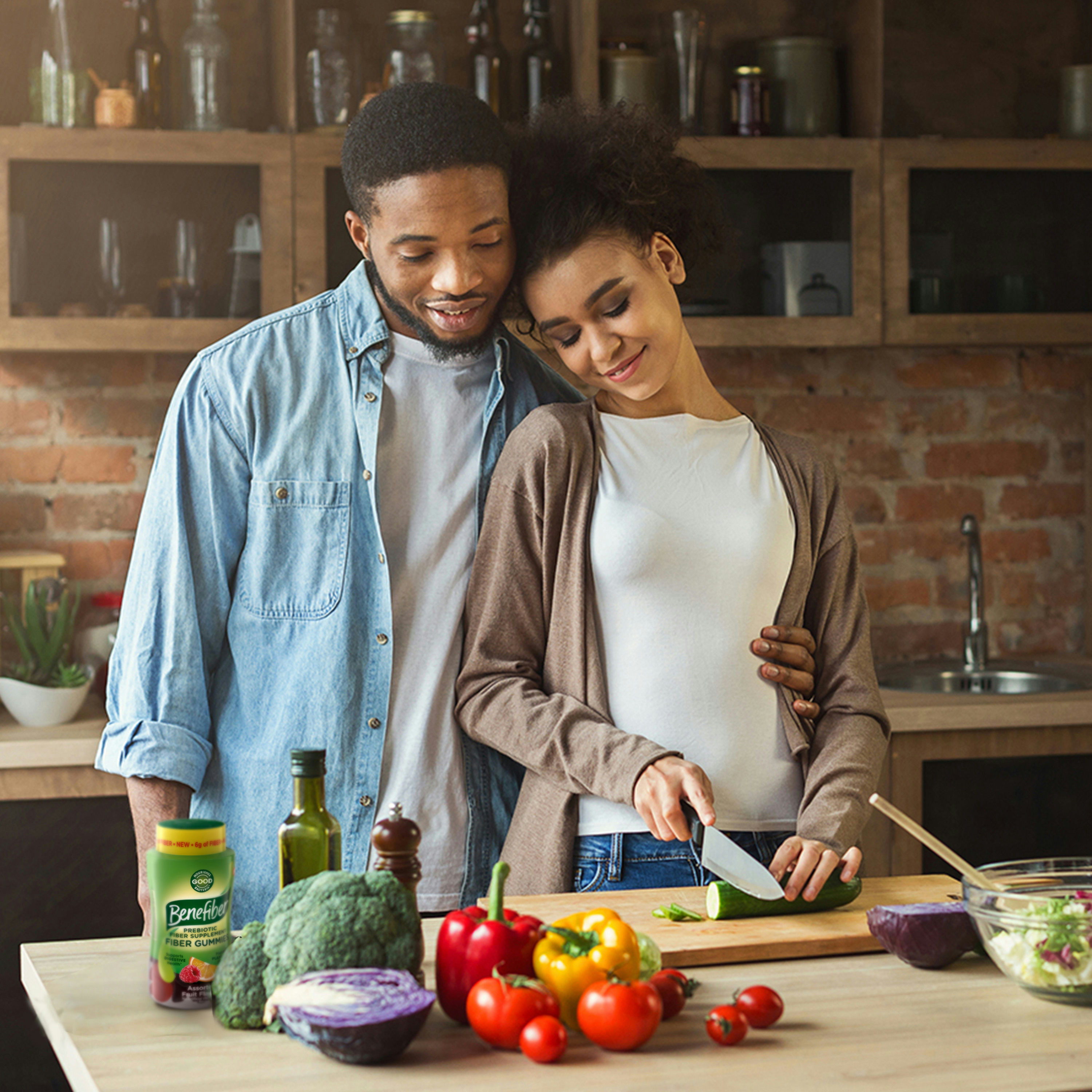 Benefiber Prebiotic Fiber Supplement Gummies for Digestive Health