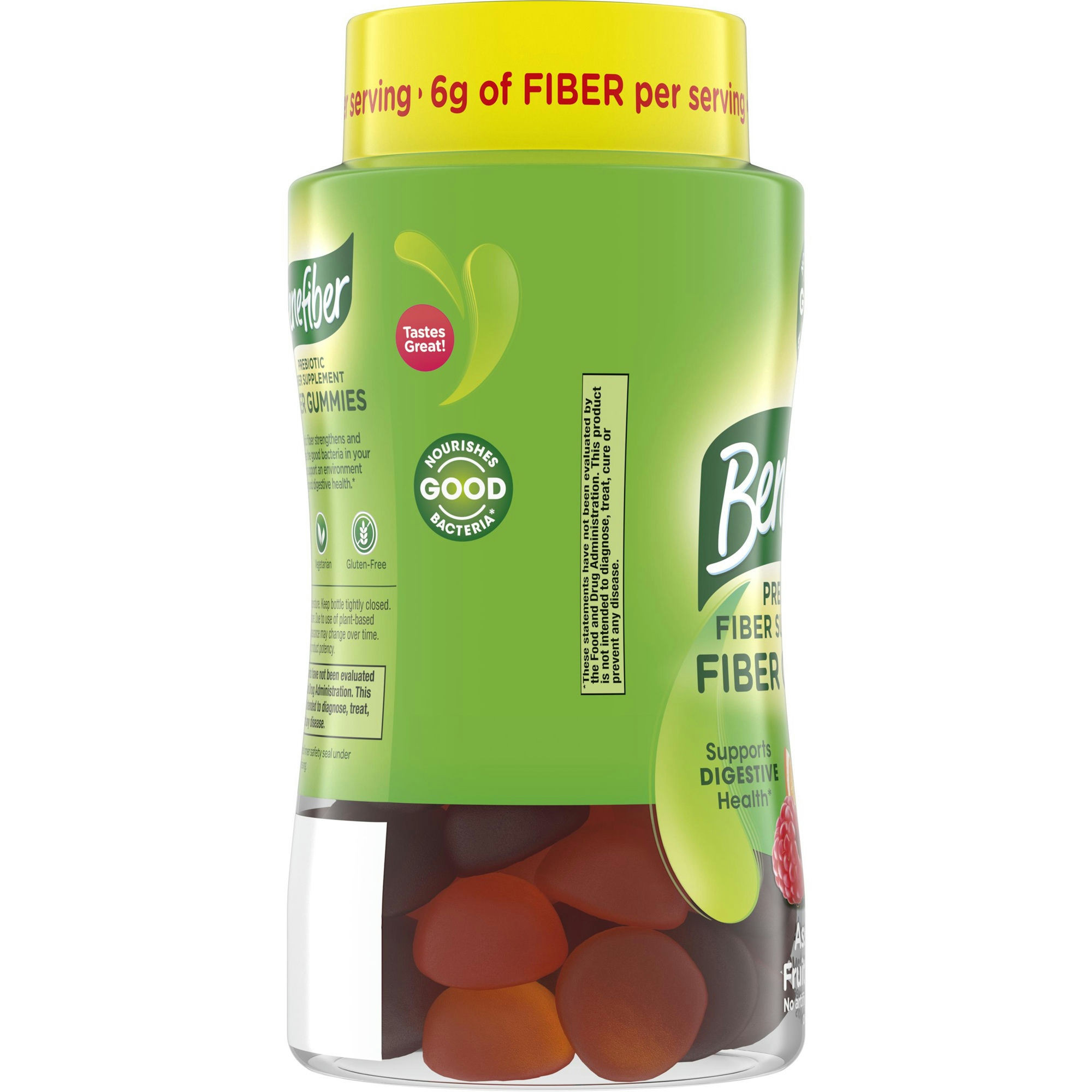 Benefiber Prebiotic Fiber Supplement Gummies for Digestive Health