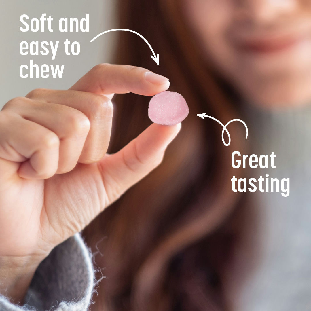 Tums Plus Gummy Bites for Upset Stomach & Nausea Support