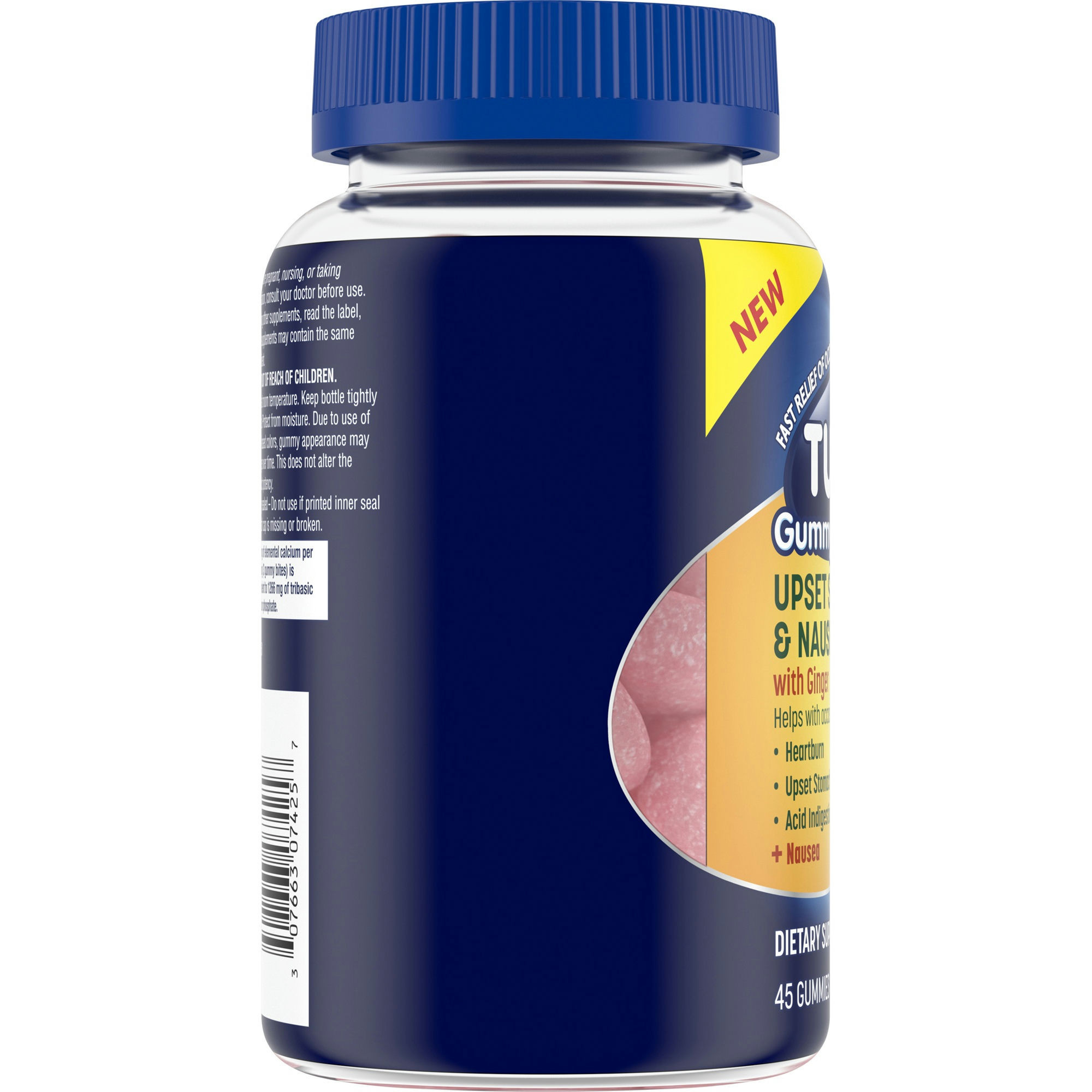 Tums Plus Gummy Bites for Upset Stomach & Nausea Support