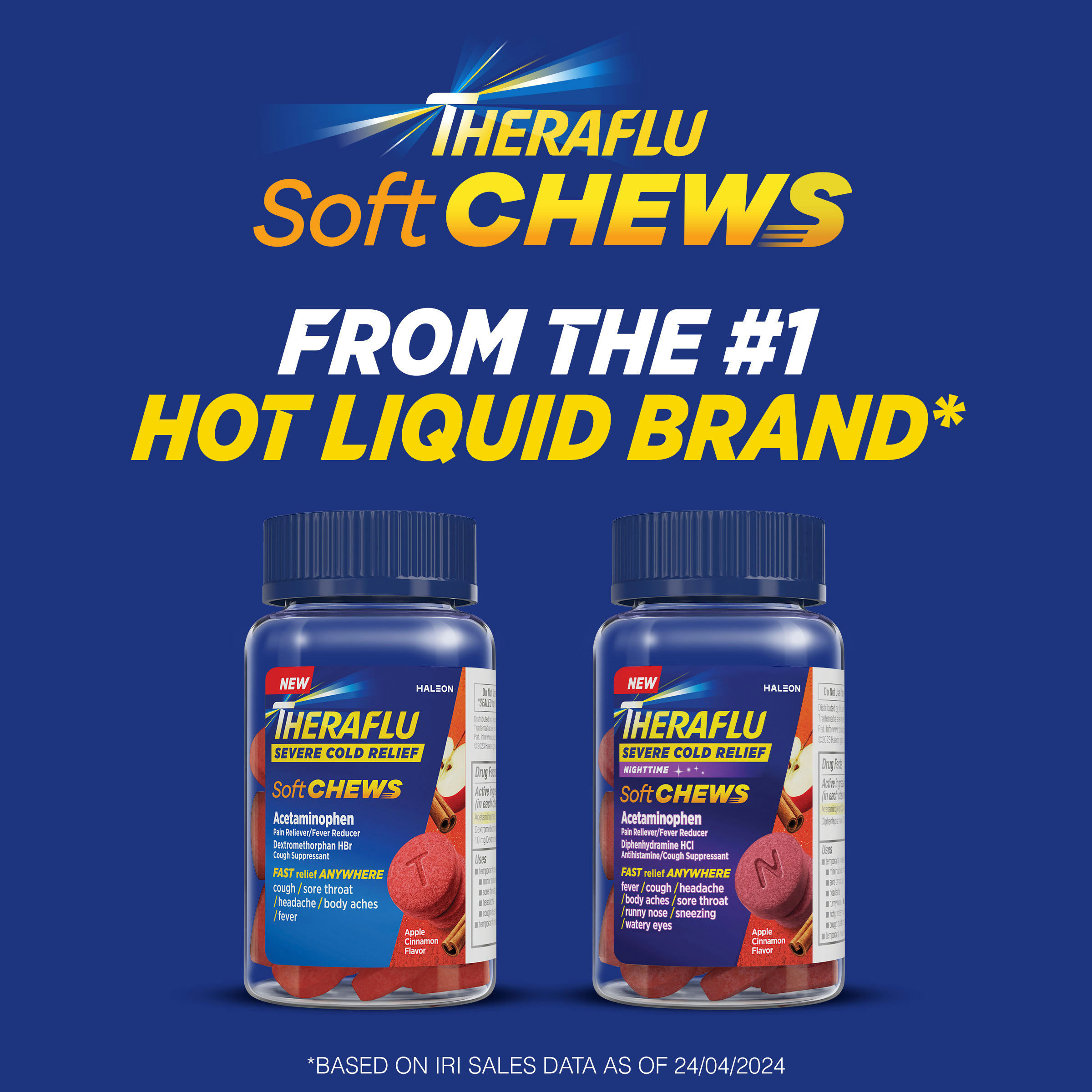 Theraflu Soft Chews Nighttime Severe Cold Relief