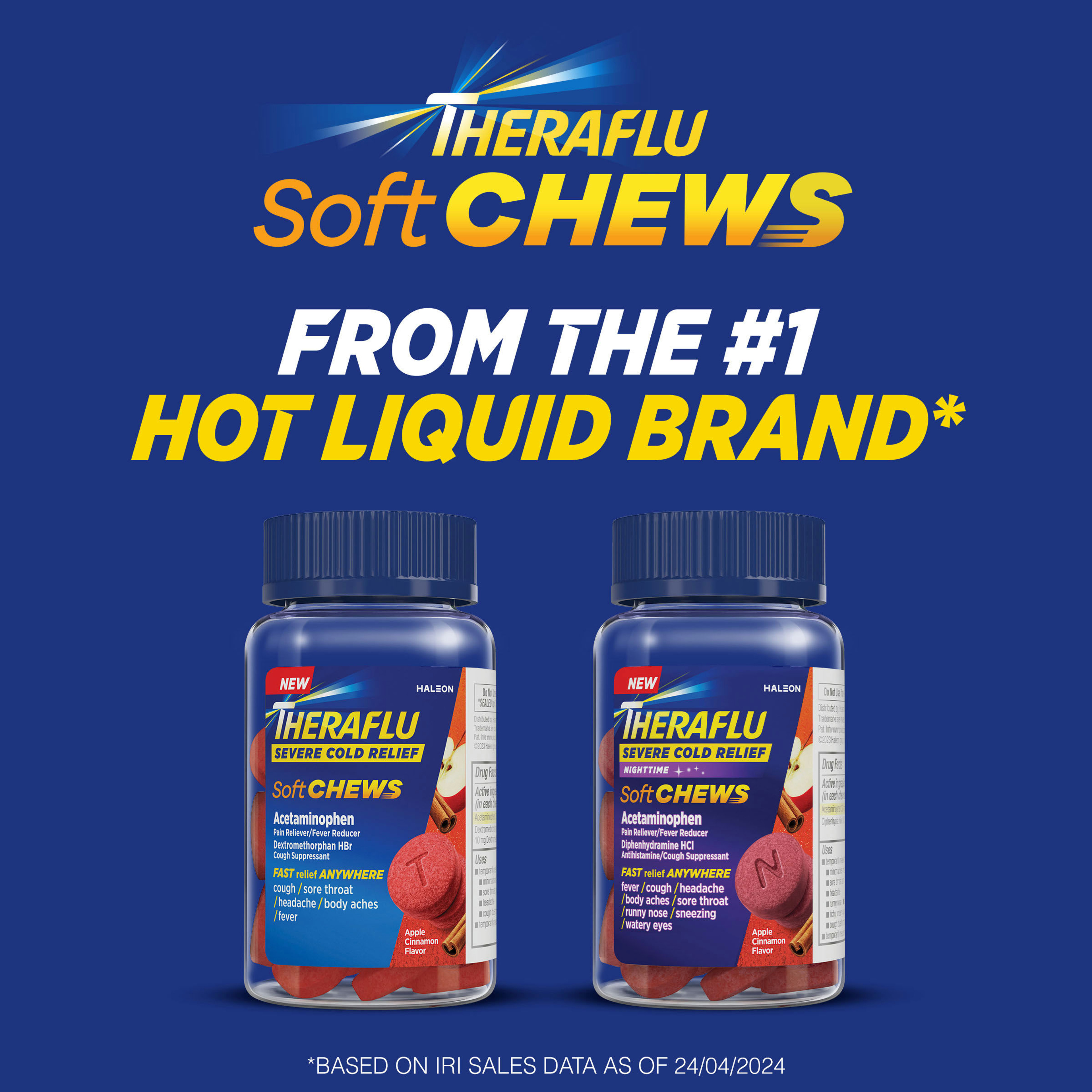 Theraflu Soft Chews Nighttime Severe Cold Relief
