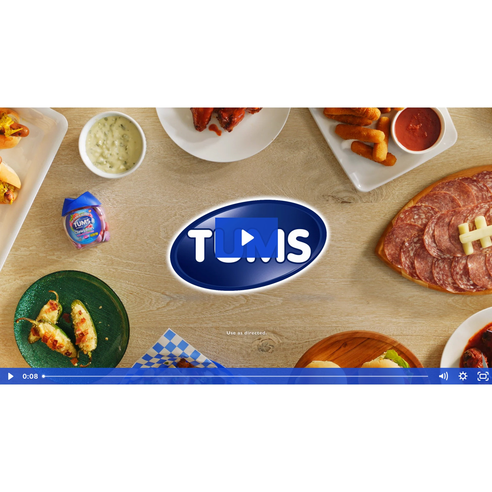 Tums Antacid Ultra Strength Chewy Bites Chewable Tablets for Heartburn & Acid Indigestion Relief