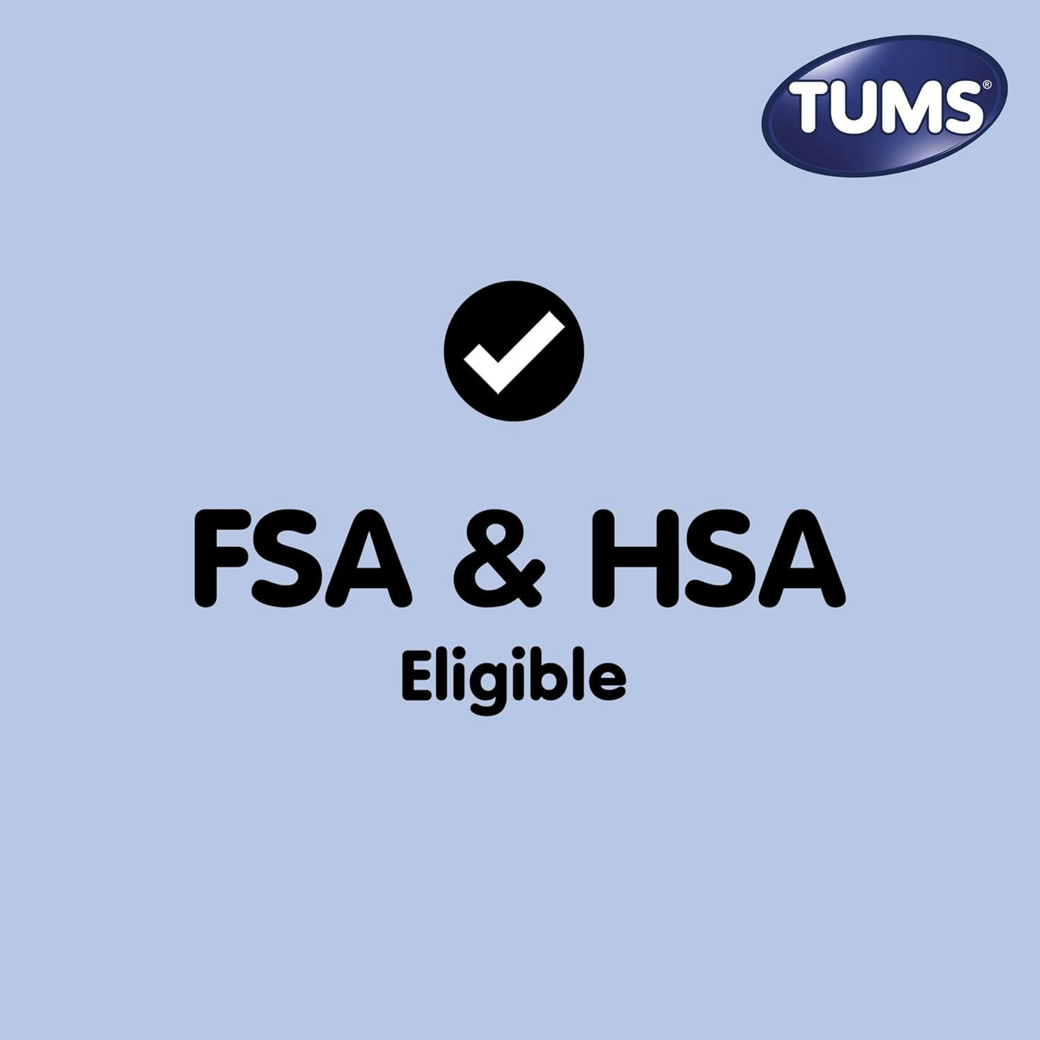 Tums Antacid Naturals Ultra Strength Chewable Tablets for Heartburn Relief