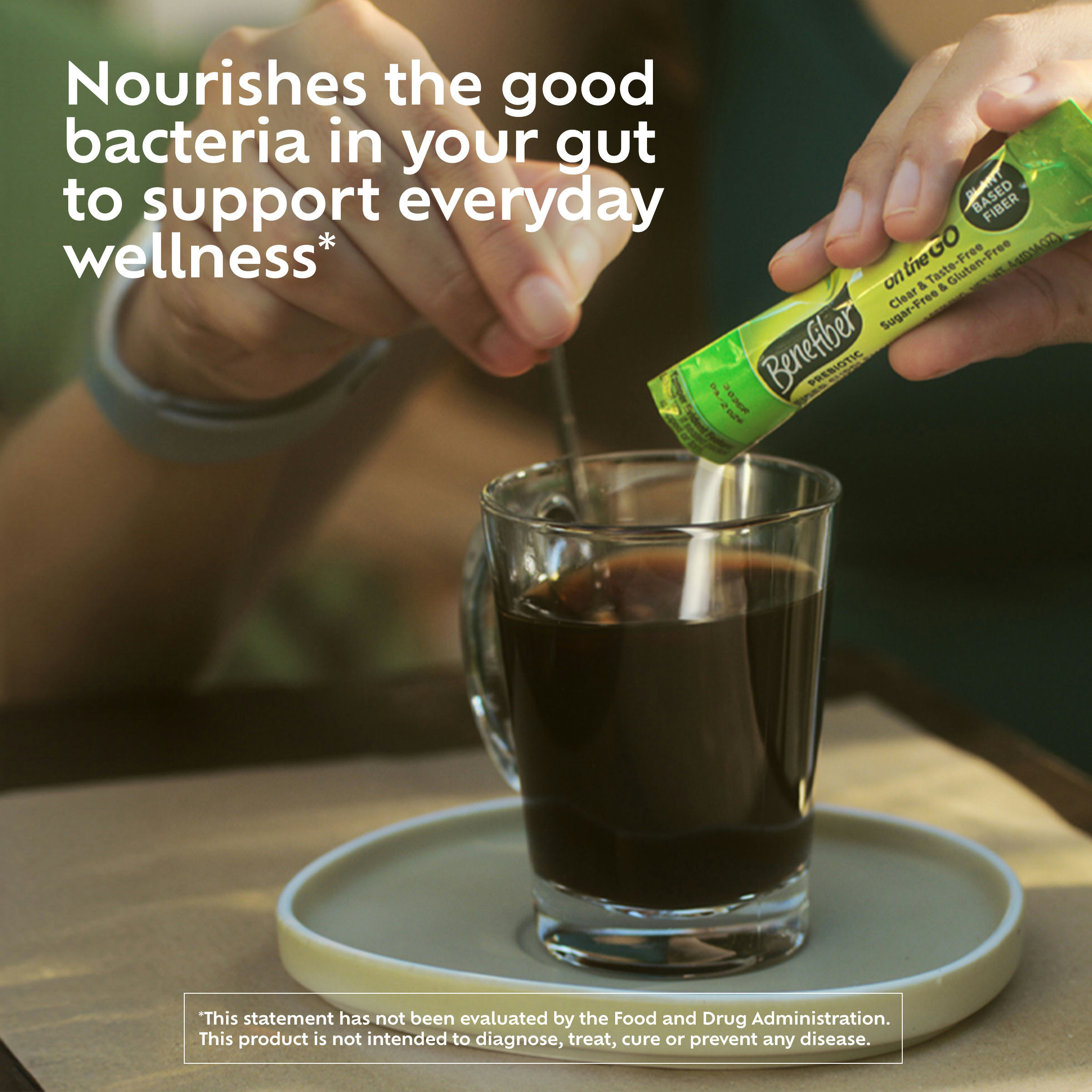 Benefiber On the Go Prebiotic Fiber Supplement Powder for Digestive Health, Original