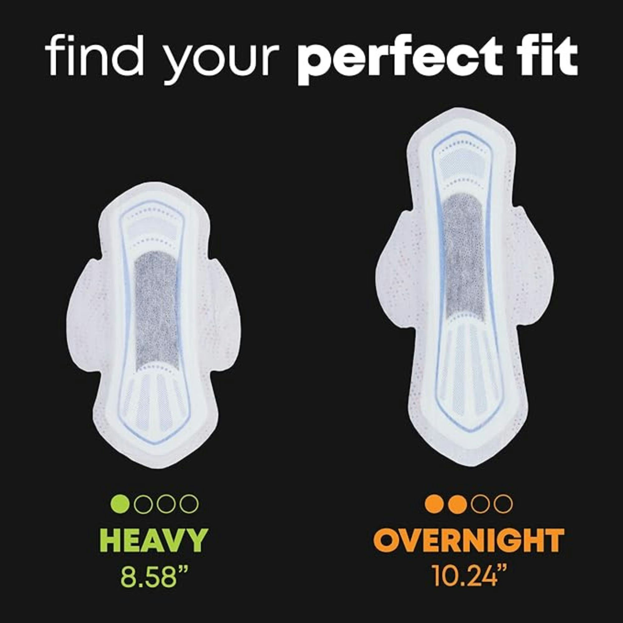 U by Kotex Balance Sized for Teens Ultra Thin Pads with Wings, Heavy Absorbency