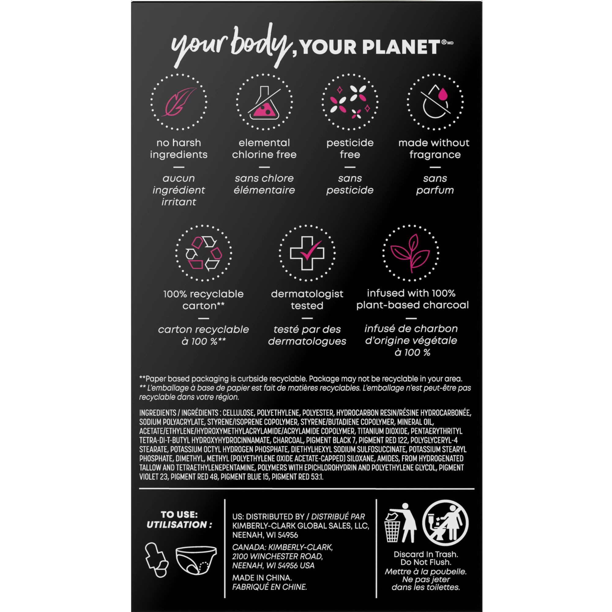 U by Kotex Balance Sized for Teens Ultra Thin Pads with Wings, Heavy Absorbency